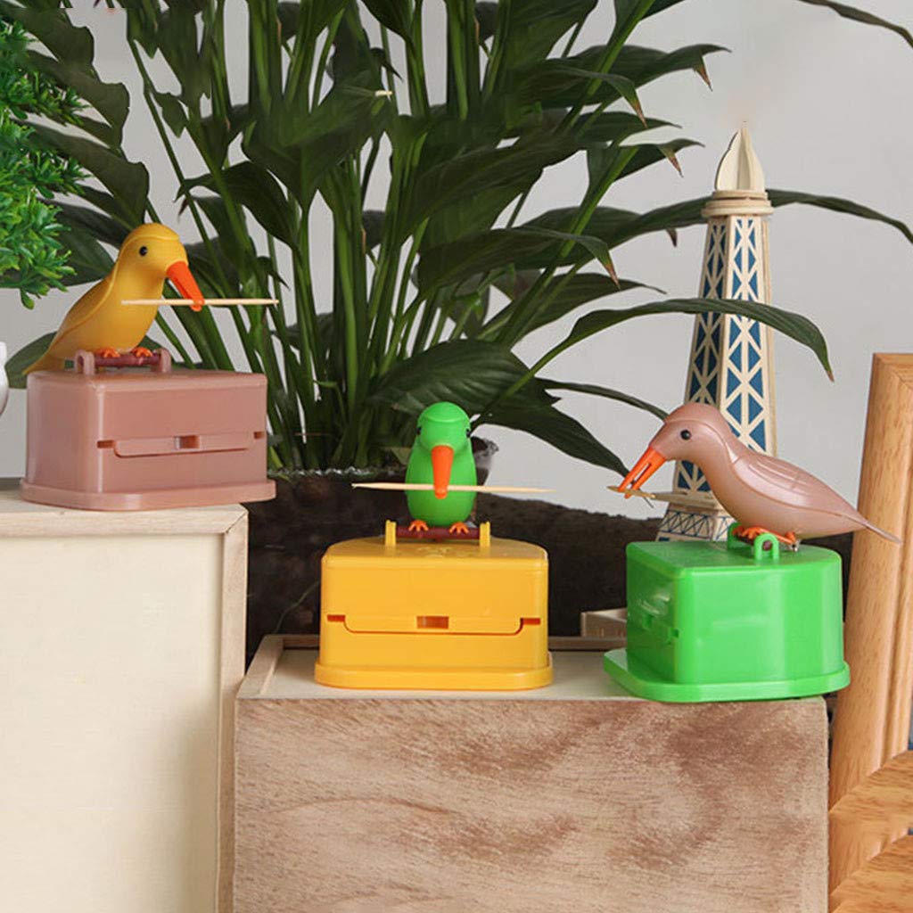 Funny Hummingbird Toothpick Dispenser - Portable Toothpick Holder for Teeth Cleaning | Novelty Gag Gift for Parties, Office & Travel Accessories