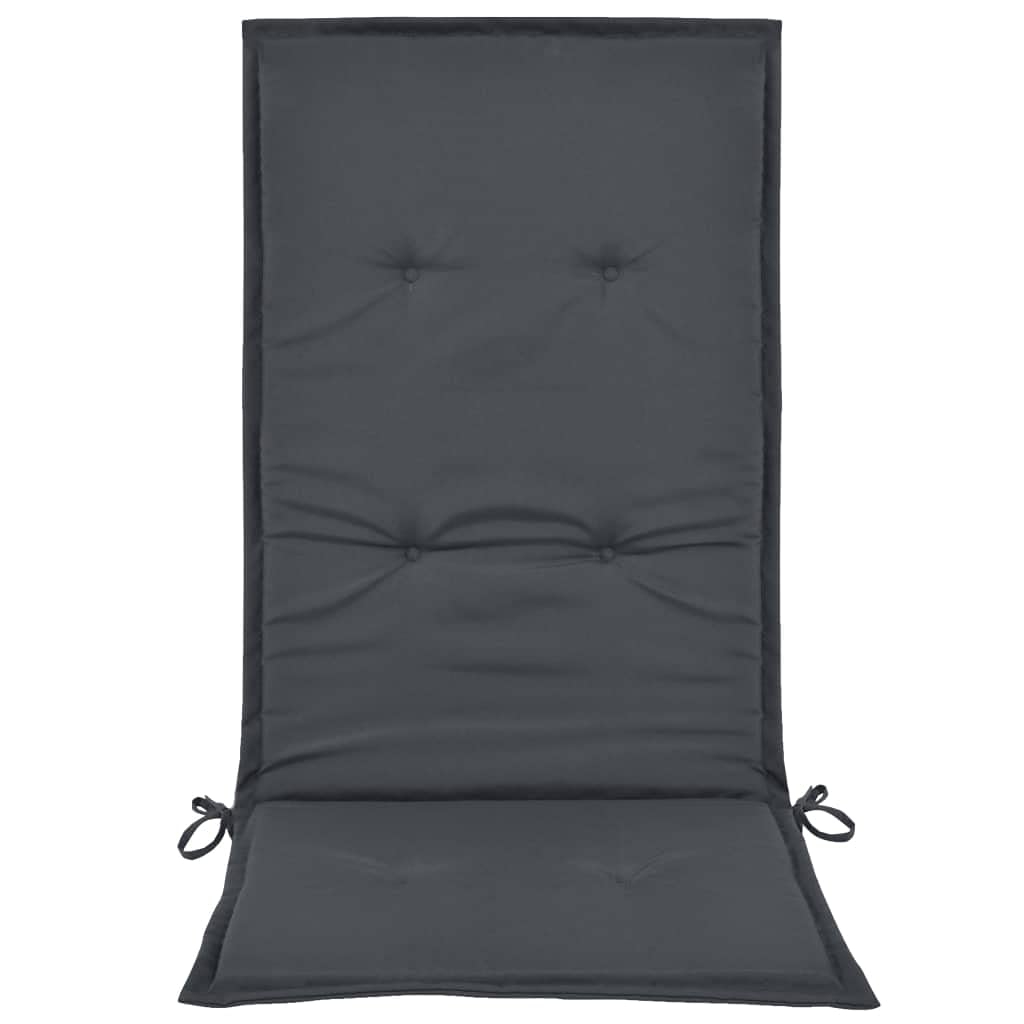 Premium 4-Piece Gray Garden Chair Cushions Set (47.2