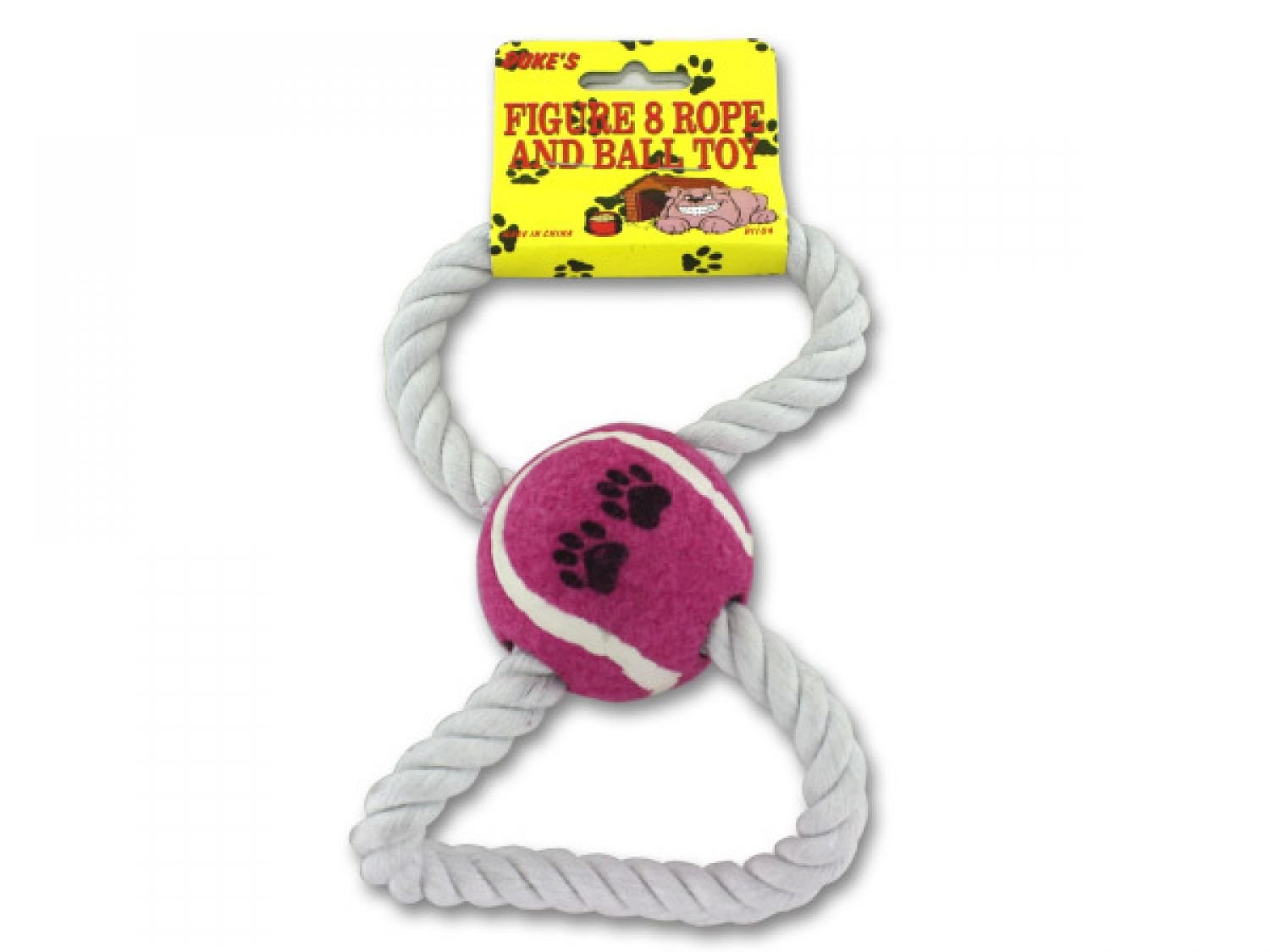 Durable Figure 8 Rope and Ball Dog Chew Toys - 24 Pack for Aggressive Chewers | Interactive Pet Toys for Large & Small Dogs | Perfect for Fetch, Tug-of-War & Training