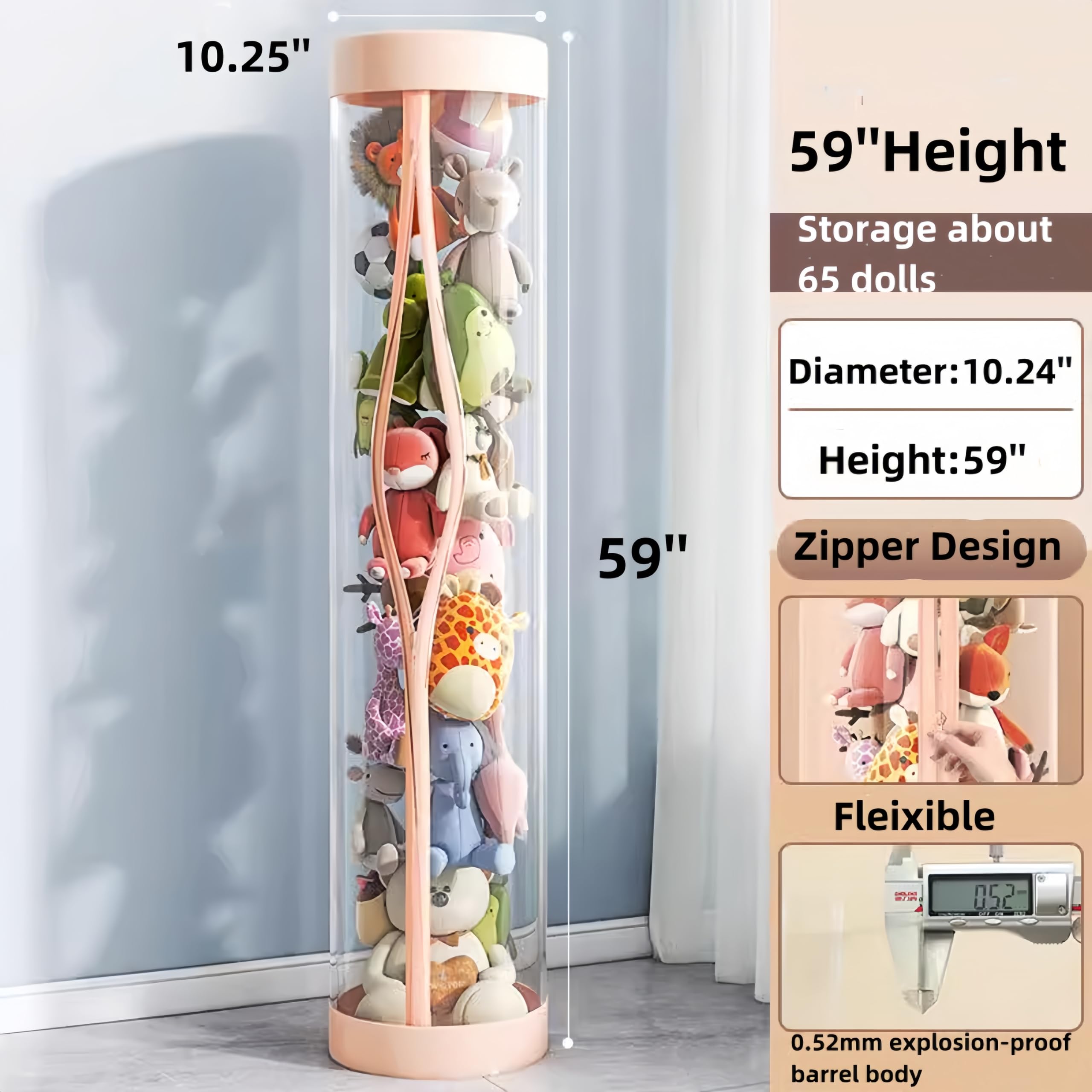 Flarelyare Stuffed Animal Storage Organizer - Large 59