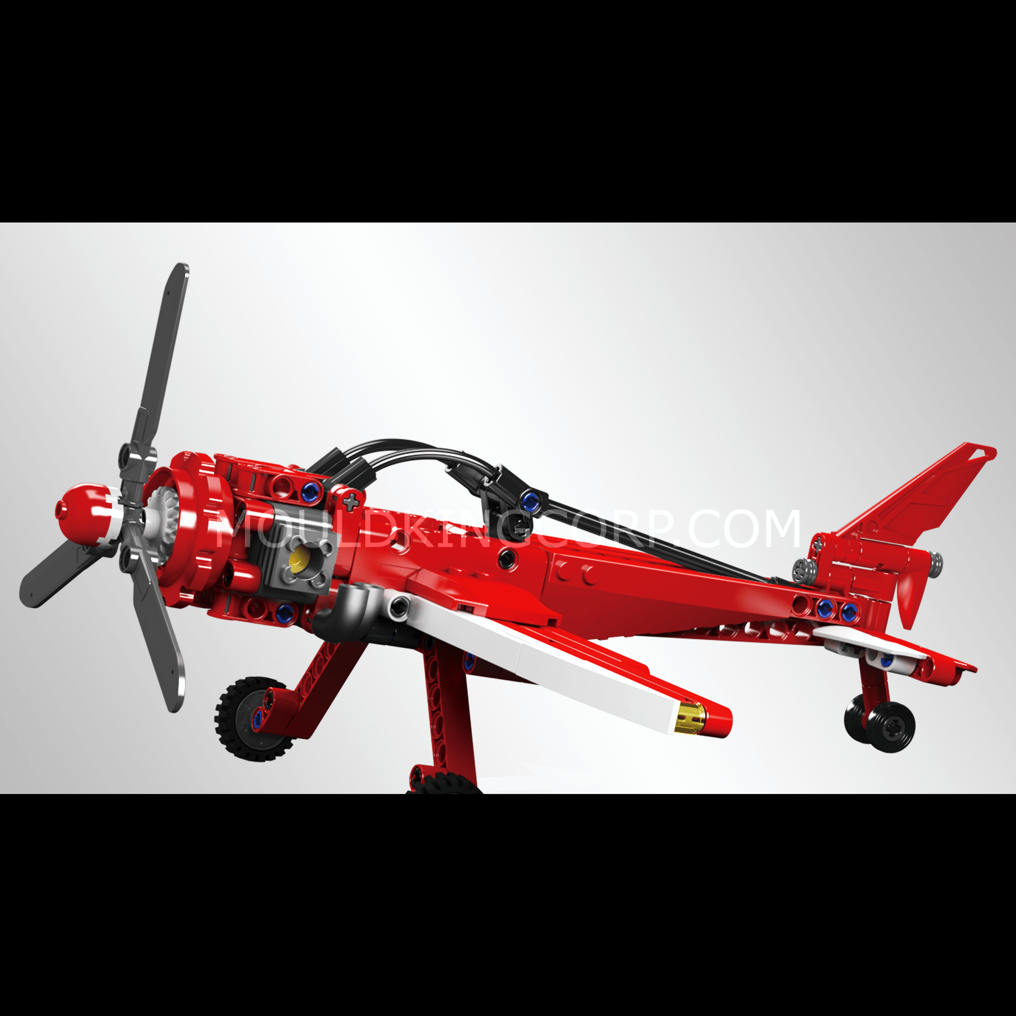Mould King 24023 Racing Plane Building Blocks Set - 252 PCS STEM Toy for Kids & Adults | Creative Play, Gift Idea, Home Decoration, Birthday Party Fun