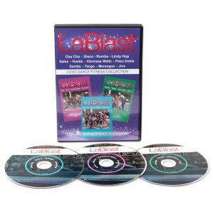 LaBlast 3-DVD Dance Fitness Workout Collection - Latin, Ballroom & Swing Dance for Weight Loss & Cardio - Home Exercise Program for Beginners & Advanced
