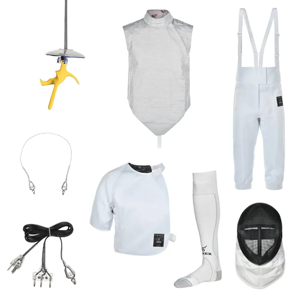 8-Piece Competition Foil Kit - Professional Fencing Gear for Tournaments & Training | High-Performance Addon Set for Foil Fencing Equipment    Perfect for: Competitive fencers, fencing clubs, tournament preparation, and advanced training sessions.