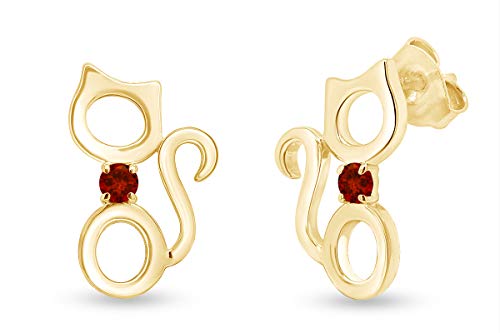 Yellow Gold Over - Simulated Garnet