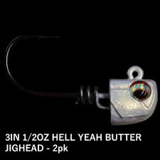 NLBN 3'' Jig Heads for Bass Fishing - Premium Fishing Lures for Freshwater & Saltwater Anglers