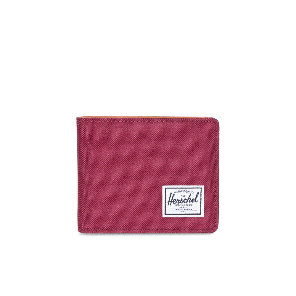 Herschel Hank Wallet - Slim RFID Blocking Leather Wallet for Men - Windsor Wine Color - Perfect for Travel, Business & Everyday Use