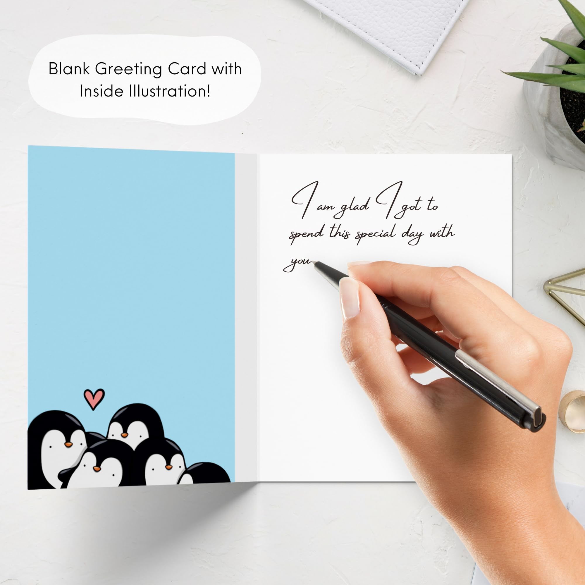 Funny Anniversary & Birthday Card for Couples - Handmade Greeting Card for Him Her