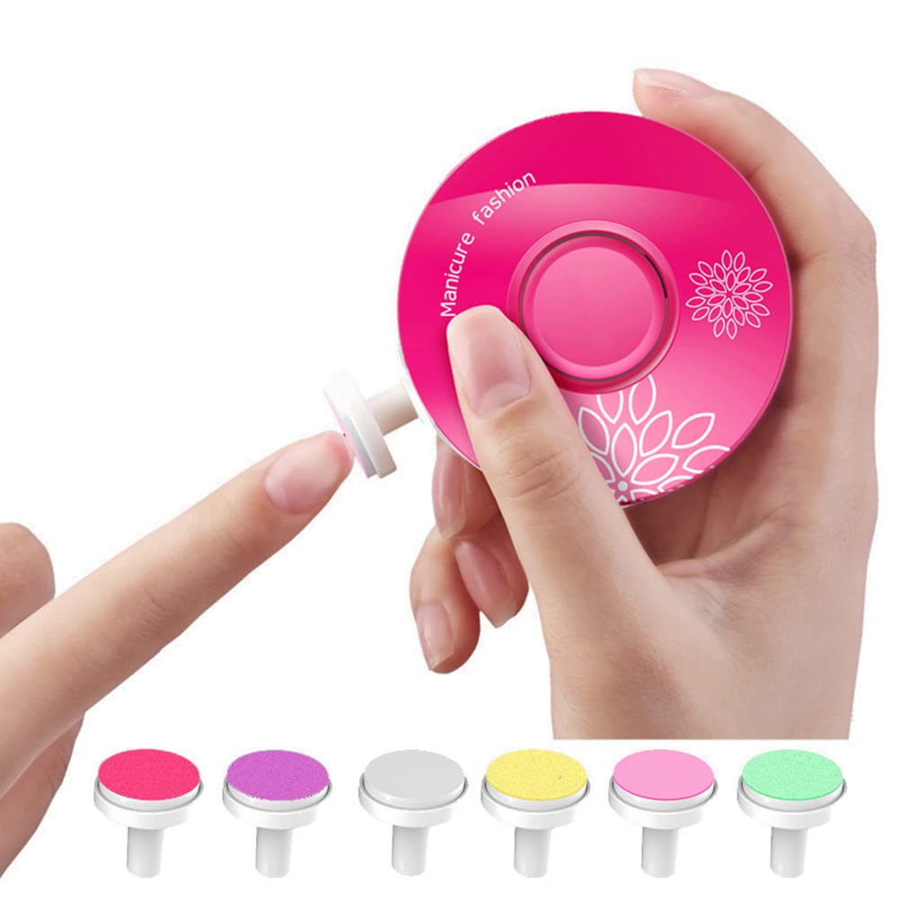 **Electric Baby Nail Clipper & Trimmer Set - Safe Automatic Nail File Grinder for Newborns, Kids & Adults - 6-in-1 Toe & Nail Care Kit for Gentle Grooming at Home**