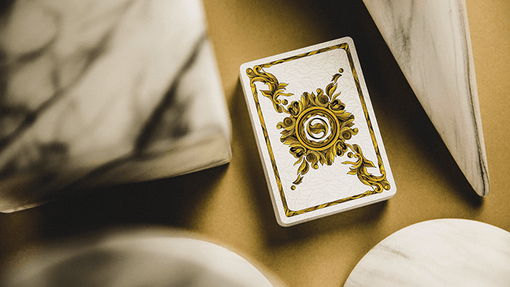 Rebirth Playing Cards - Premium White Deck for Magic Tricks, Poker & Cardistry | Perfect for Professional Magicians, Poker Players & Card Enthusiasts
