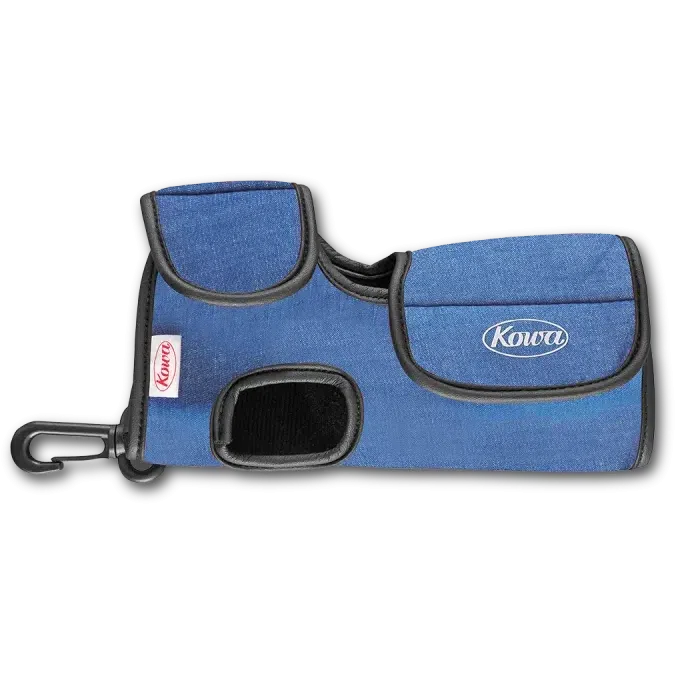 Kowa C 500D Stay-On Protective Case for TSN 500 Series Spotting Scopes - Durable Denim Cover for Outdoor Bird Watching & Hunting Accessories