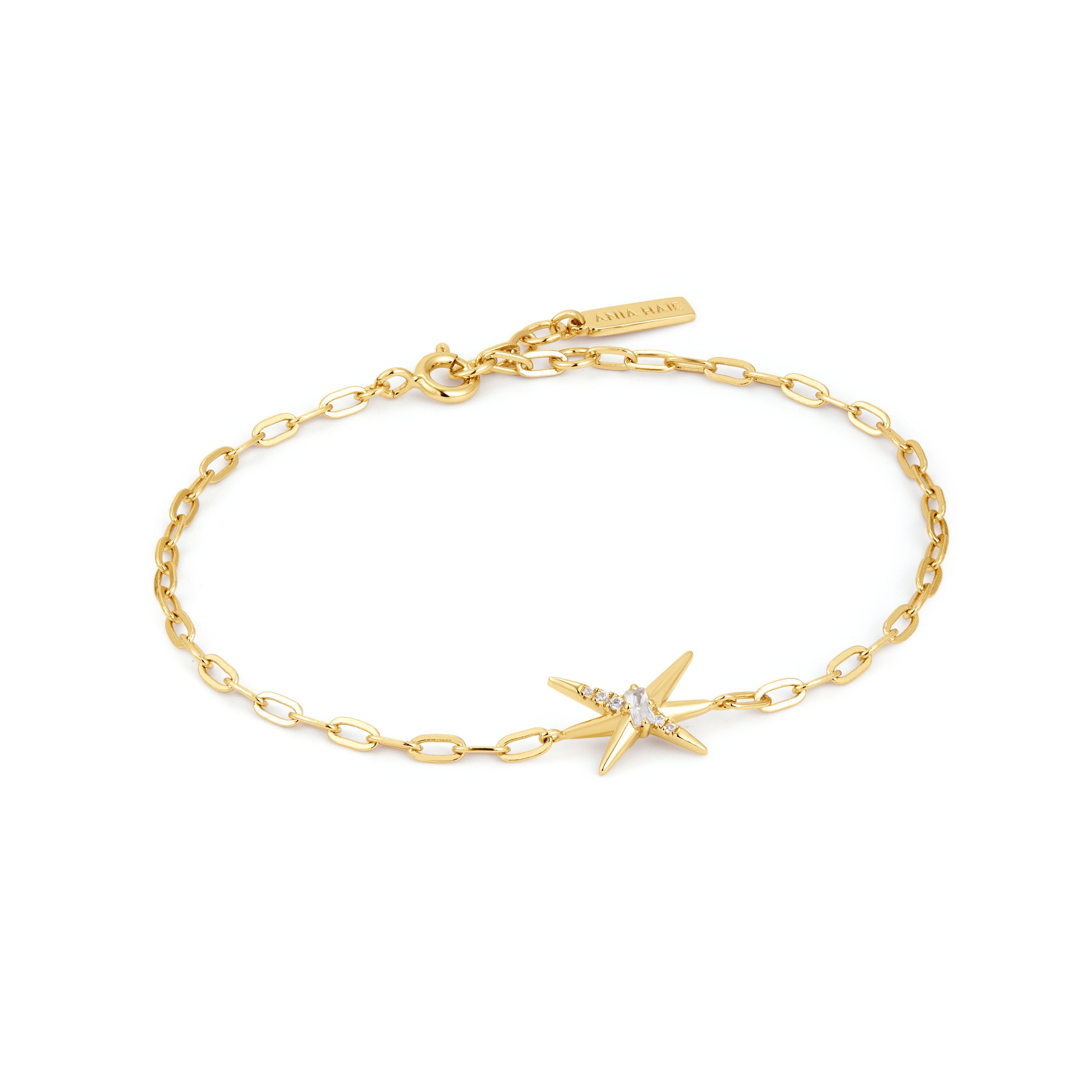 Gold Spike Chain Bracelet for Women - Trendy Punk Gothic Jewelry - Perfect for Parties, Concerts & Everyday Wear
