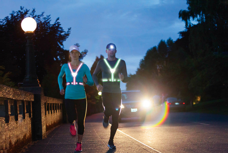 Amphipod Xinglet™ 440 Reflective Running Vest - High Visibility Safety Gear for Night Jogging, Cycling & Outdoor Activities