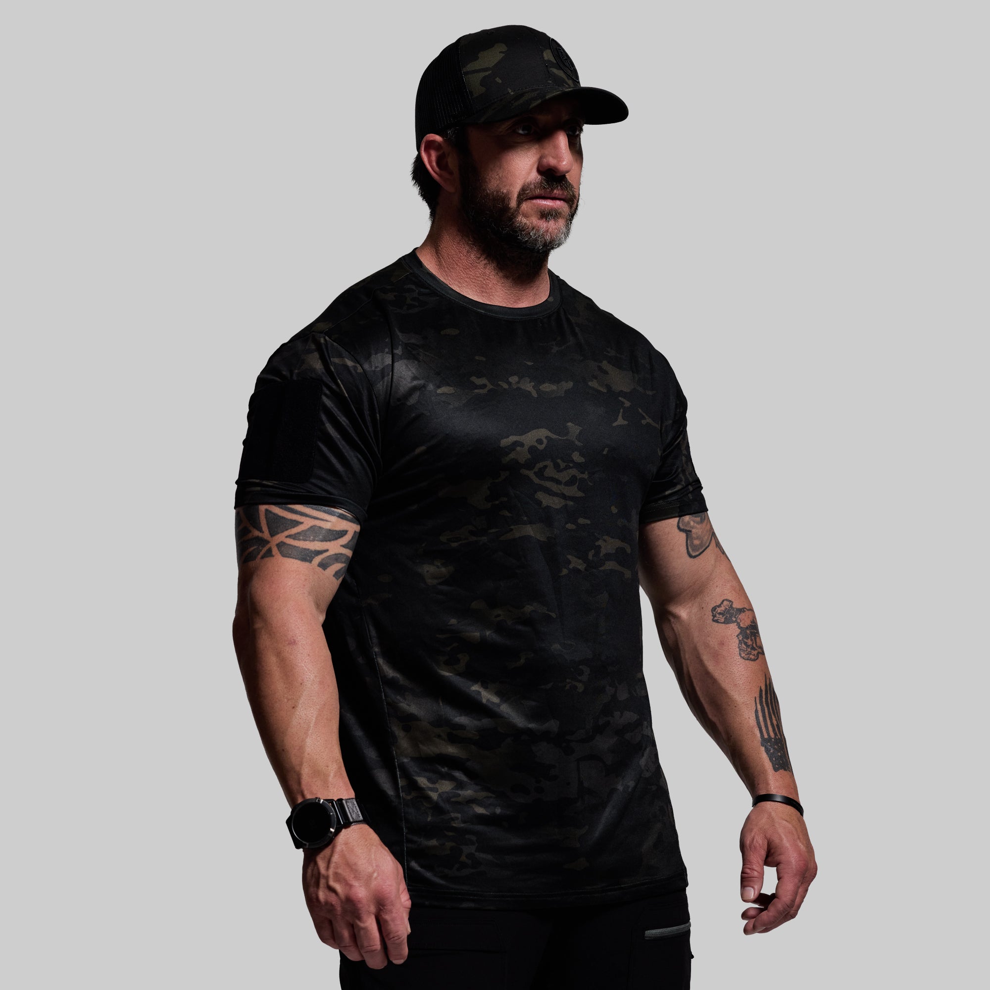 Range Shirt (Black Multicam) - Tactical Performance Shirt for Outdoor Adventures, Hunting & Airsoft | Durable & Comfortable