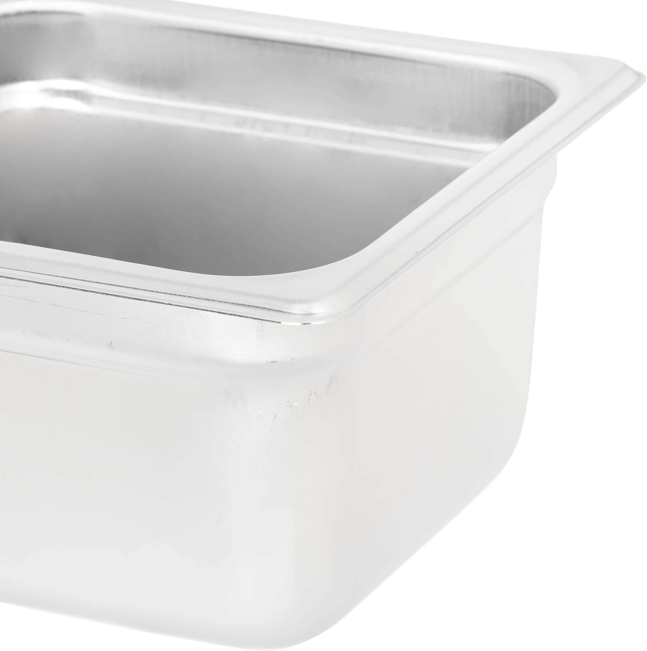 Carlisle FoodService Durapan 1/6 Size Stainless Steel Hotel Pan - 4