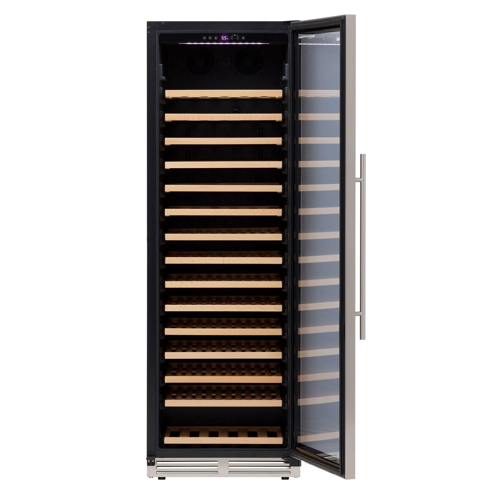 Avanti WCD176SZ3S 165-Bottle Stainless Steel Wine Cooler - Designer Series for Home, Restaurant, or Wine Cellar Storage