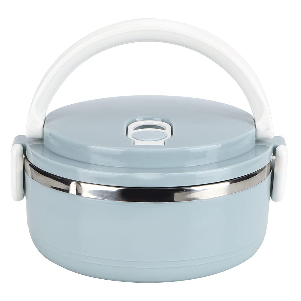 Leak-Proof Insulated Lunch Container for Hot & Cold Food - Eco-Friendly Salad & Meal Storage Box with Air Hole - Perfect for Office, School & Picnic (Single Layer)