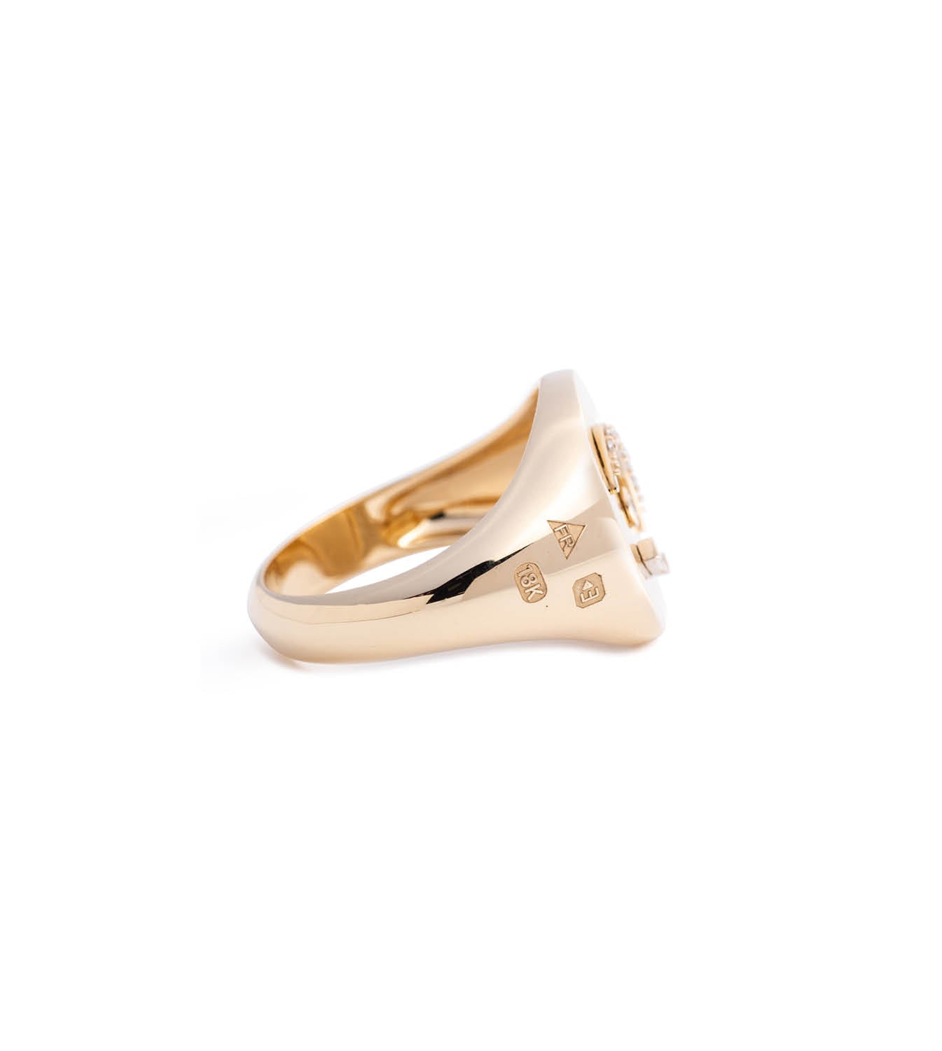Pause Internal Compass Signet Ring - Spiritual Jewelry for Meditation & Self-Discovery - Perfect for Yoga, Mindfulness Practice & Personal Growth Gifts