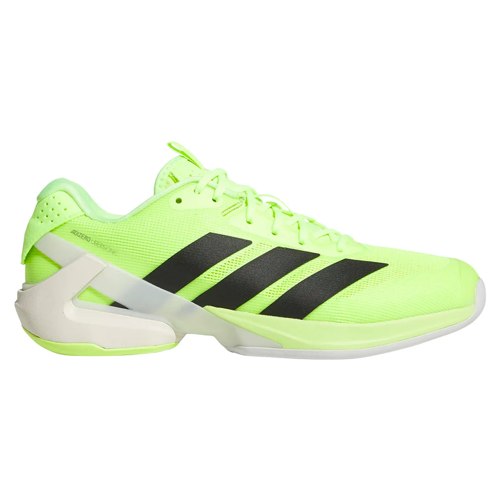 Adizero Ubersonic 5 Men's Tennis Shoes - Lightweight Performance Court Shoes in Lucid Lemon & Core Black | Perfect for Competitive Matches & Training Sessions