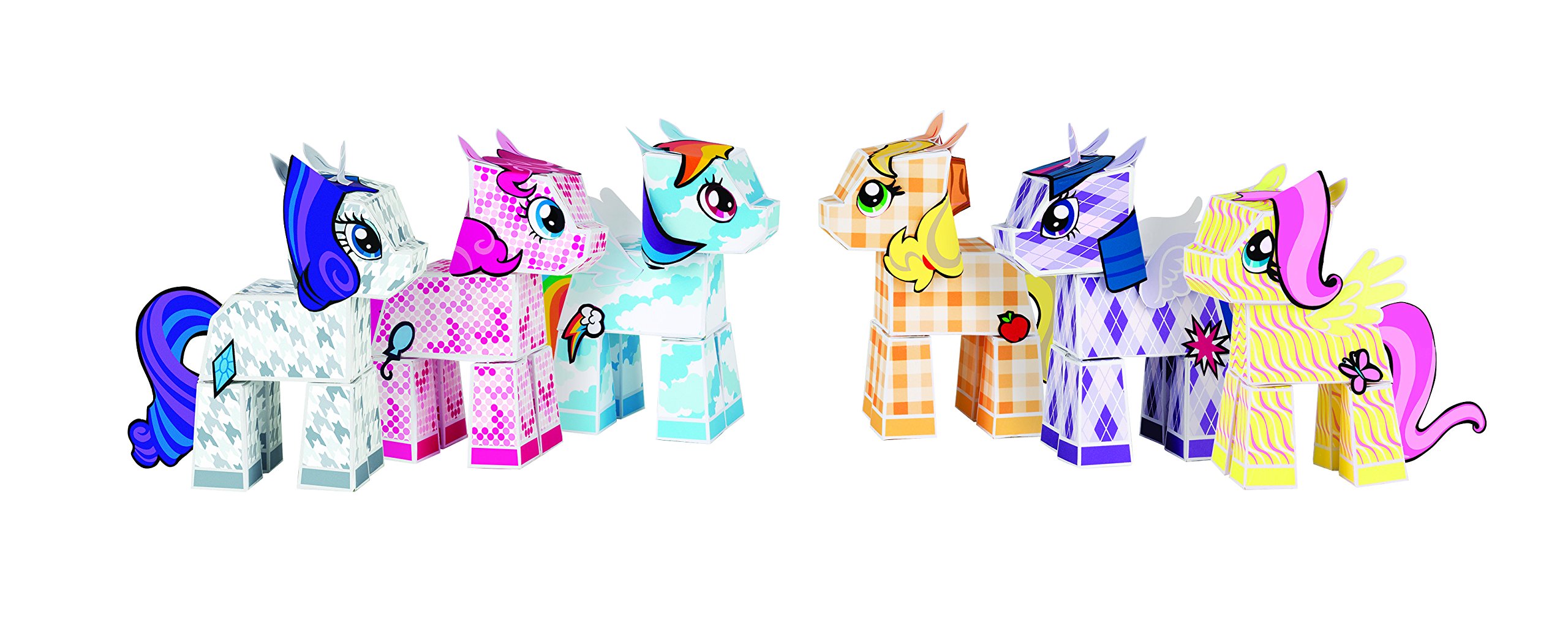 My Little Pony Twilight Sparkle DIY Paper Building Blocks - Foldable 3D Paper Craft Kit for Kids, Creative STEM Toy for Birthday Gifts & Party Favors | Perfect for Arts & Crafts, Classroom Activities & Collectible Display
