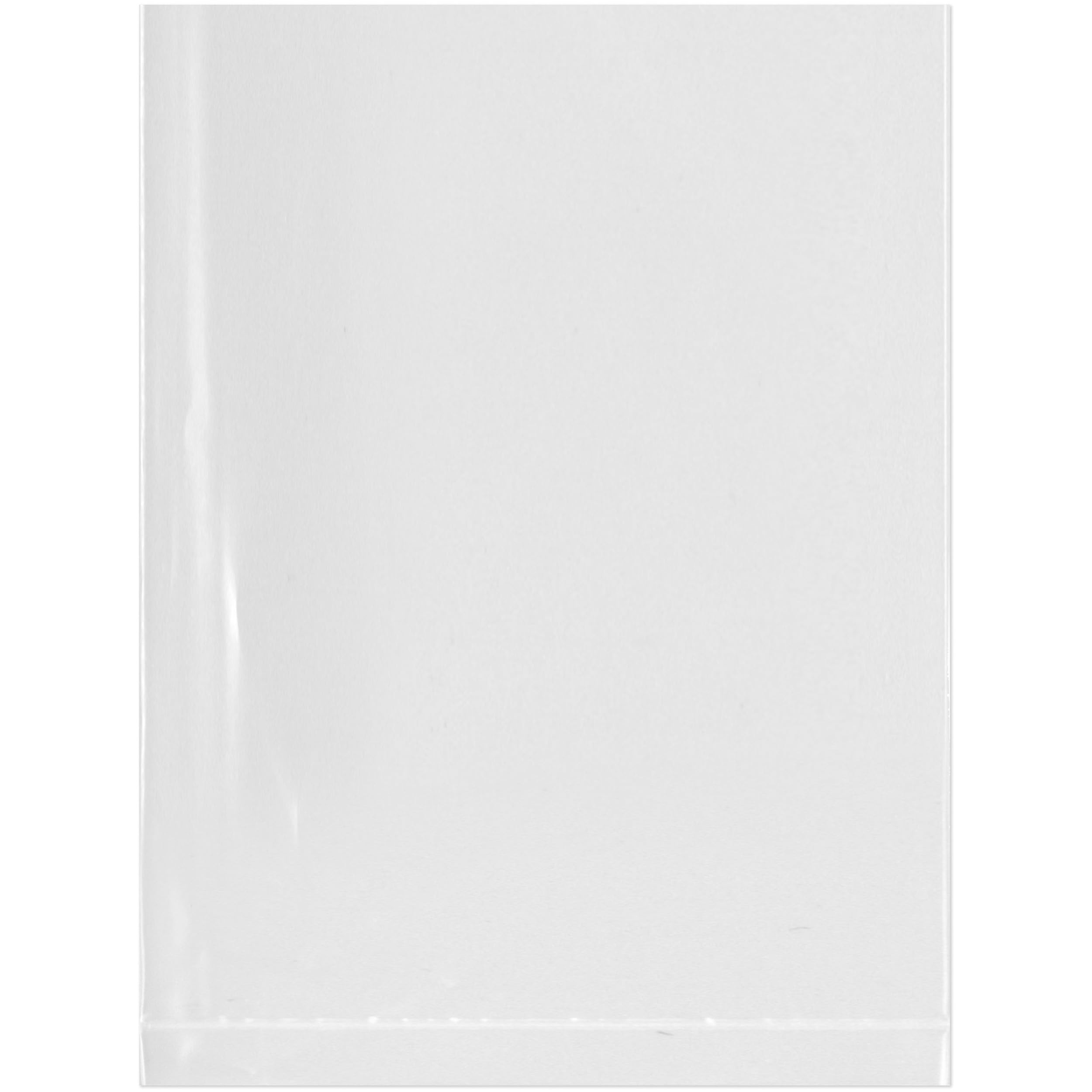 Plymor 3x4 Inch 4 Mil Clear Plastic Poly Bags (500 Pack) for Crafts & Storage