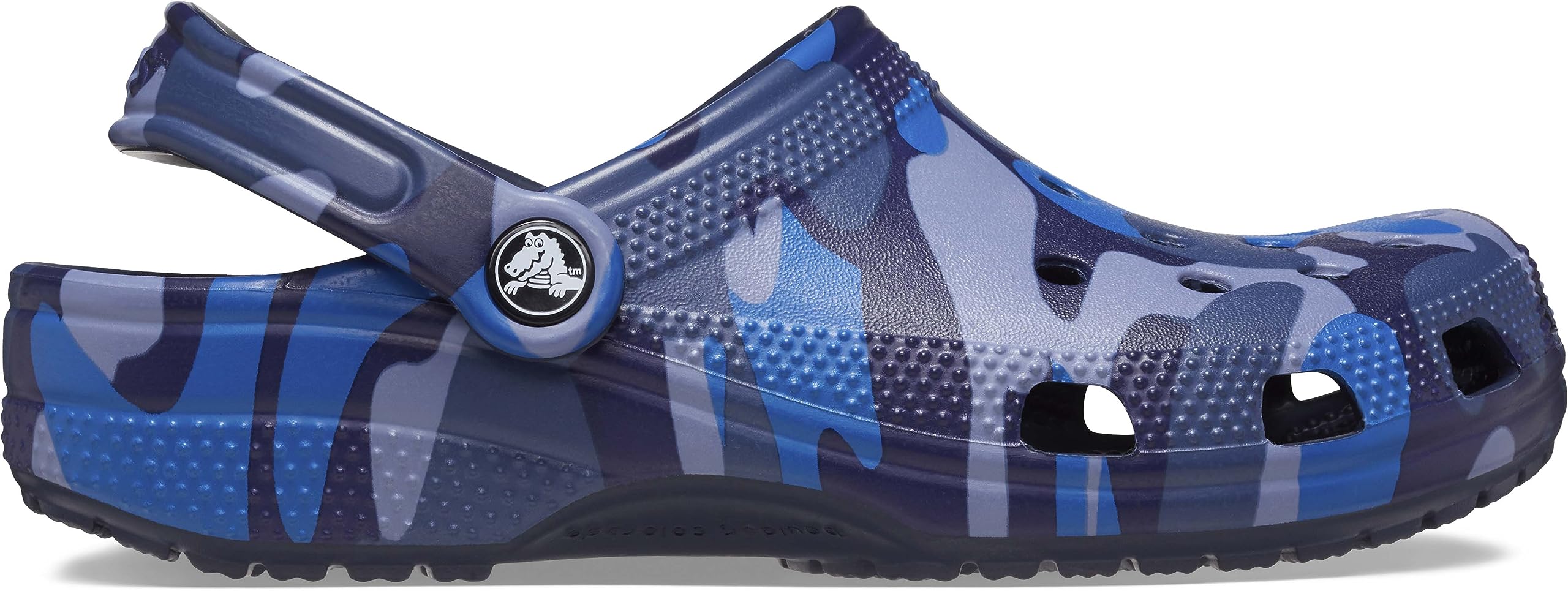 Crocs Unisex-Adult Classic Printed Camo Clog - Lightweight Comfortable Slip-On Shoes for Men & Women - Perfect for Casual Wear, Gardening, Beach & Outdoor Activities