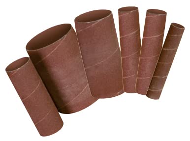 7903400701 OSM100 Spindle Grinder Accessory - 80 Grit Sander/Abrasive Sleeve Set (13/19/26/38/51/76mm) for Woodworking, Metal Polishing & DIY Projects