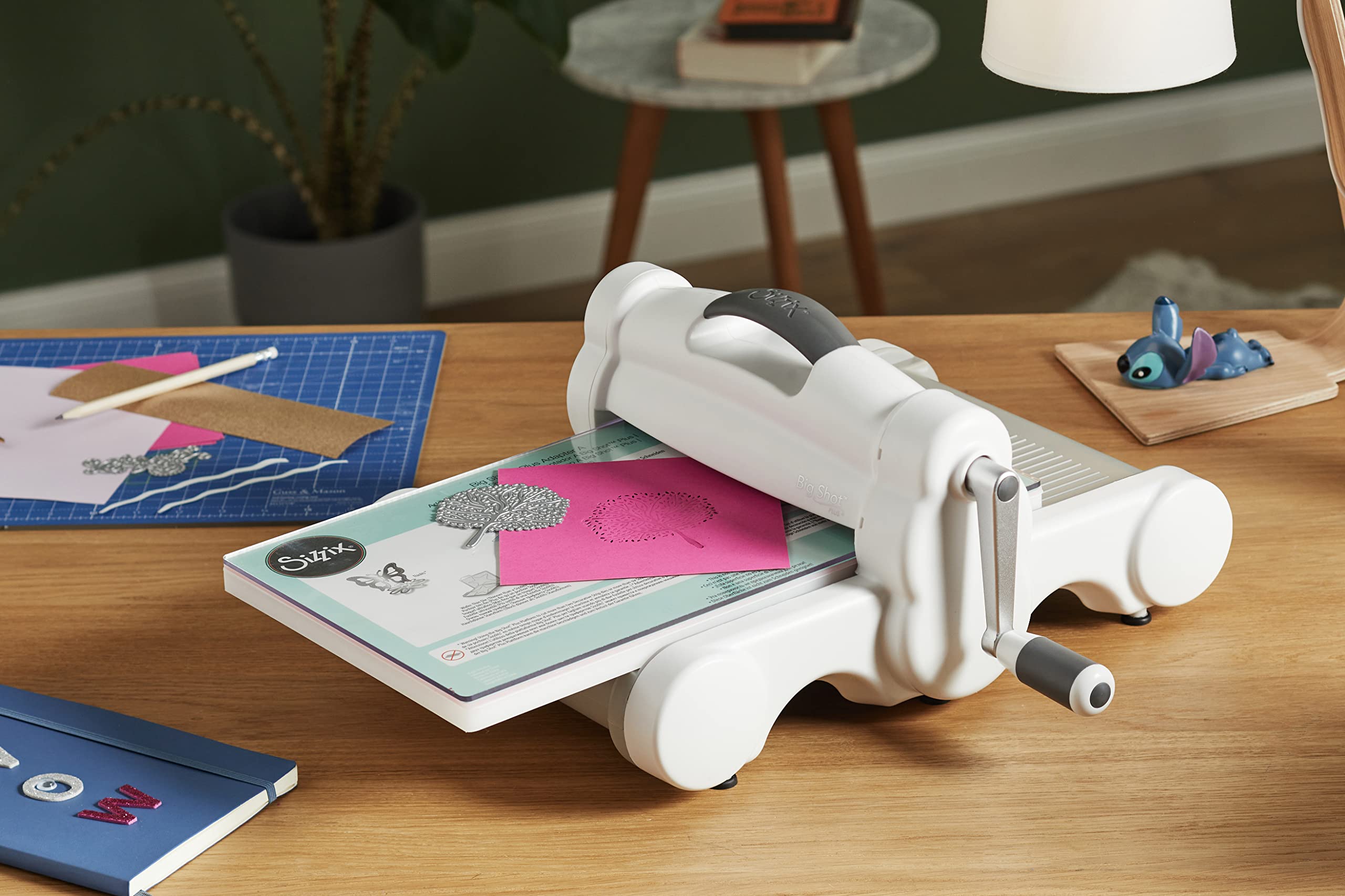 Sizzix Big Shot Plus Die Cutting Machine - Perfect for Scrapbooking, Card Making & DIY Crafts | Compatible with Thin Dies & Embossing Folders