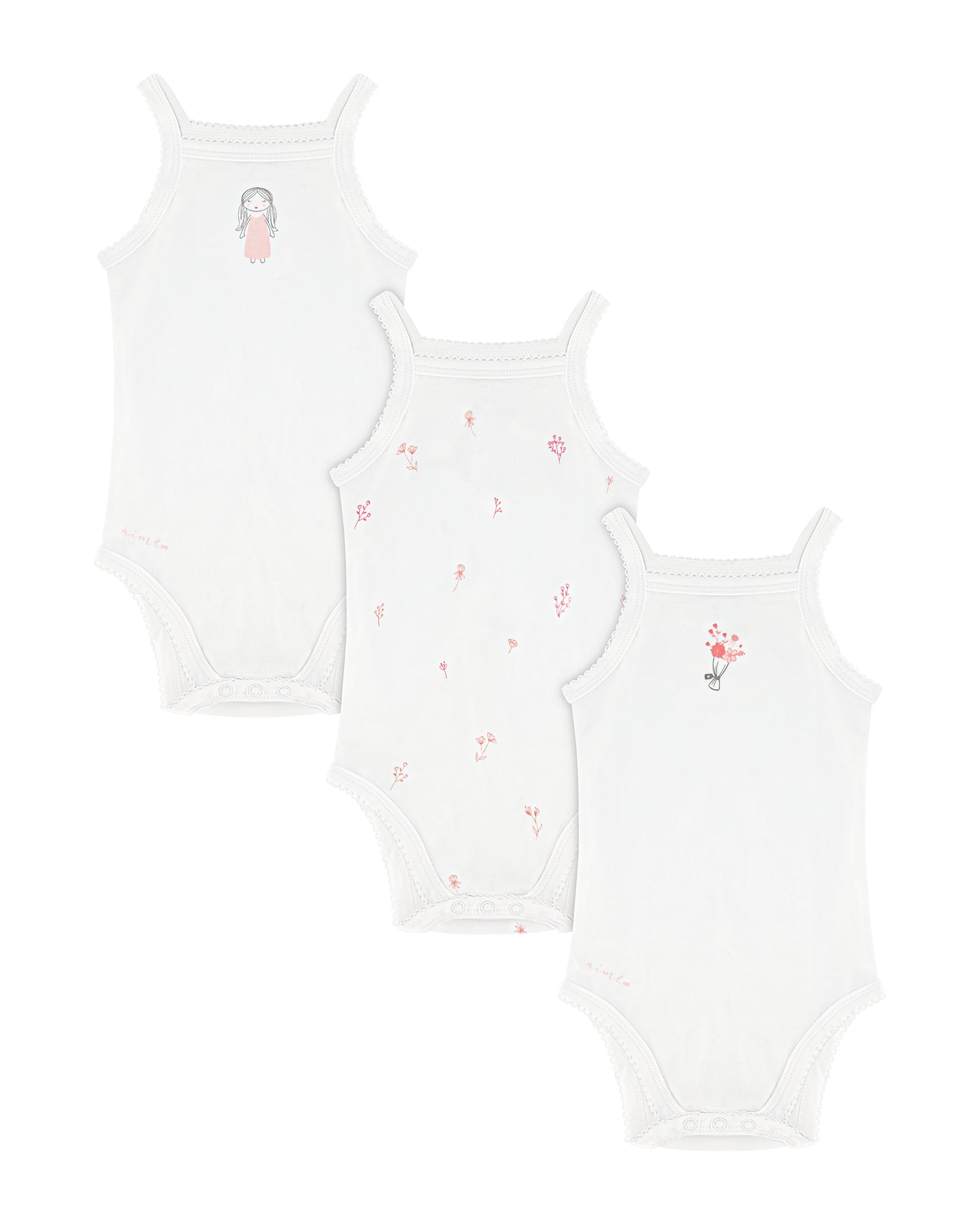 Aime Child Original Sleeveless Undershirts for Girls & Boys - Soft Cotton Summer Tank Tops - Perfect for School, Play & Layering