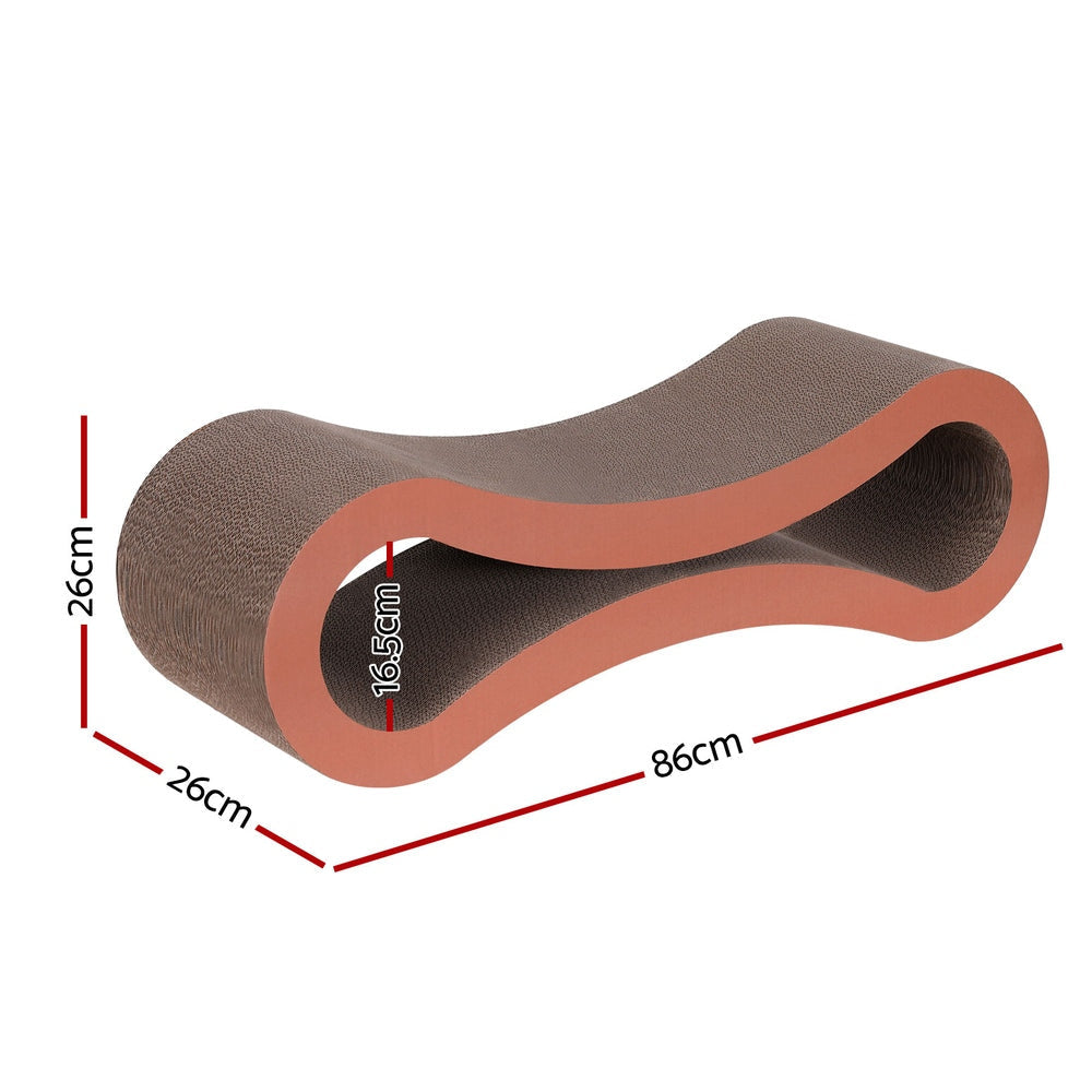 Premium Cat Scratching Board with Catnip - Durable Cardboard Scratcher for Indoor Cats - Perfect for Climbing, Scratching & Playtime - Great for Kittens & Adult Cats - Ideal for Home, Office or Apartment Use