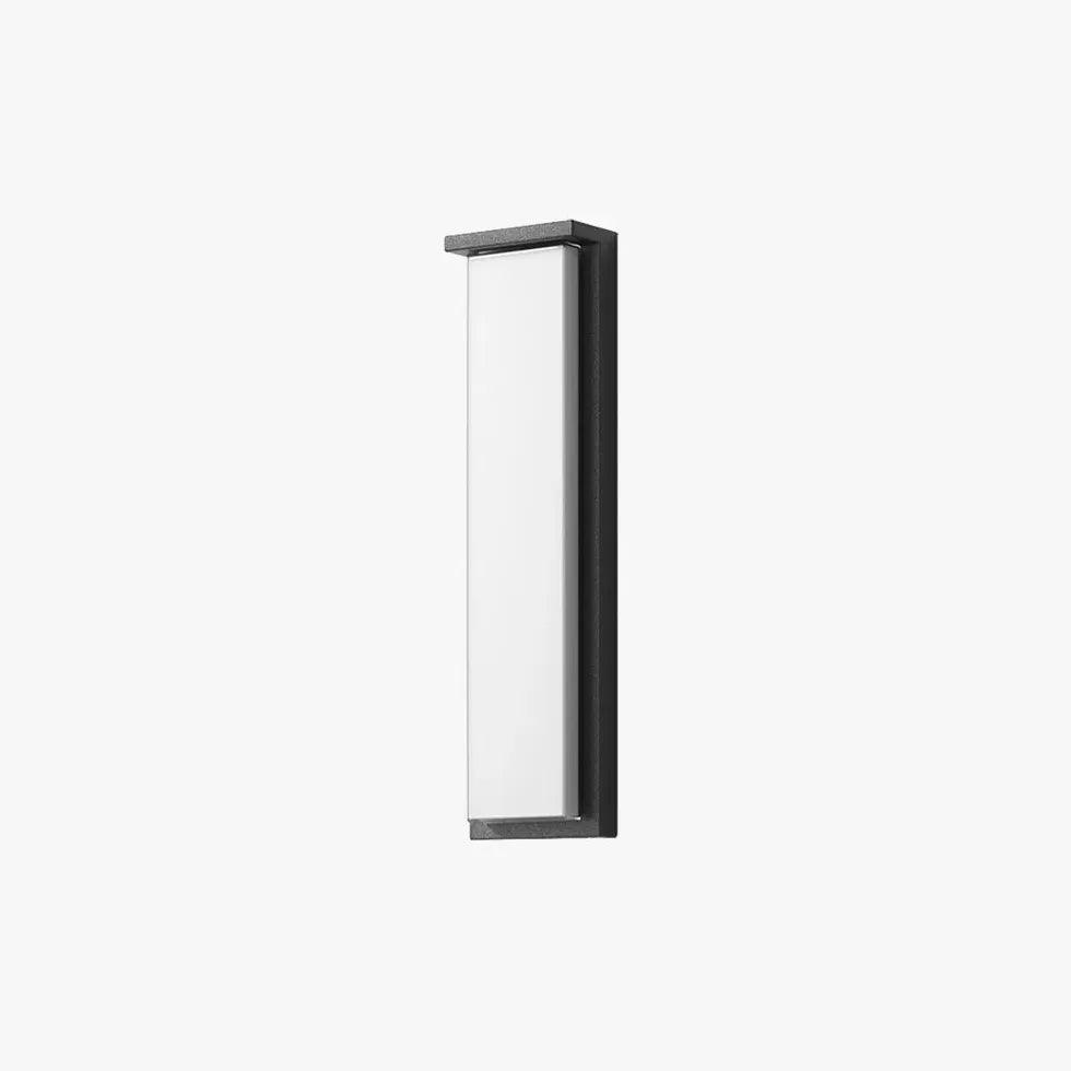 Solar Powered LED Outdoor Wall Lights - Waterproof Rectangle Design for Patio, Garden, and Porch Lighting - Energy Efficient & Weather Resistant