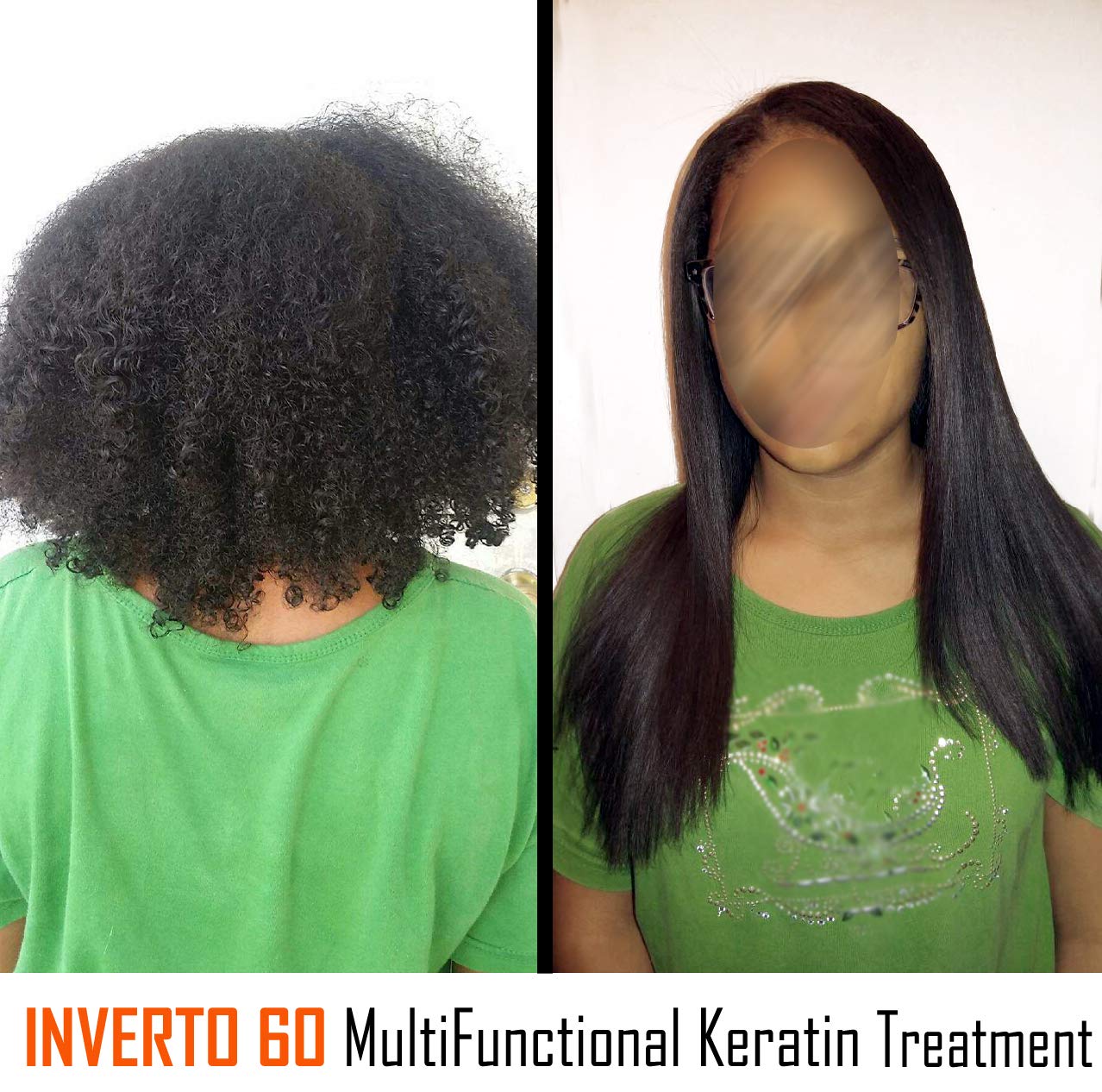 INVERTO 60 Advanced Gel Complex Brazilian Keratin Hair Treatment - Formaldehyde Free Hair Straightening & Smoothing for Damaged Hair Repair (240ml) - Perfect for Long Hair Styling, Salon-Quality Blowouts & Frizz Control at Home