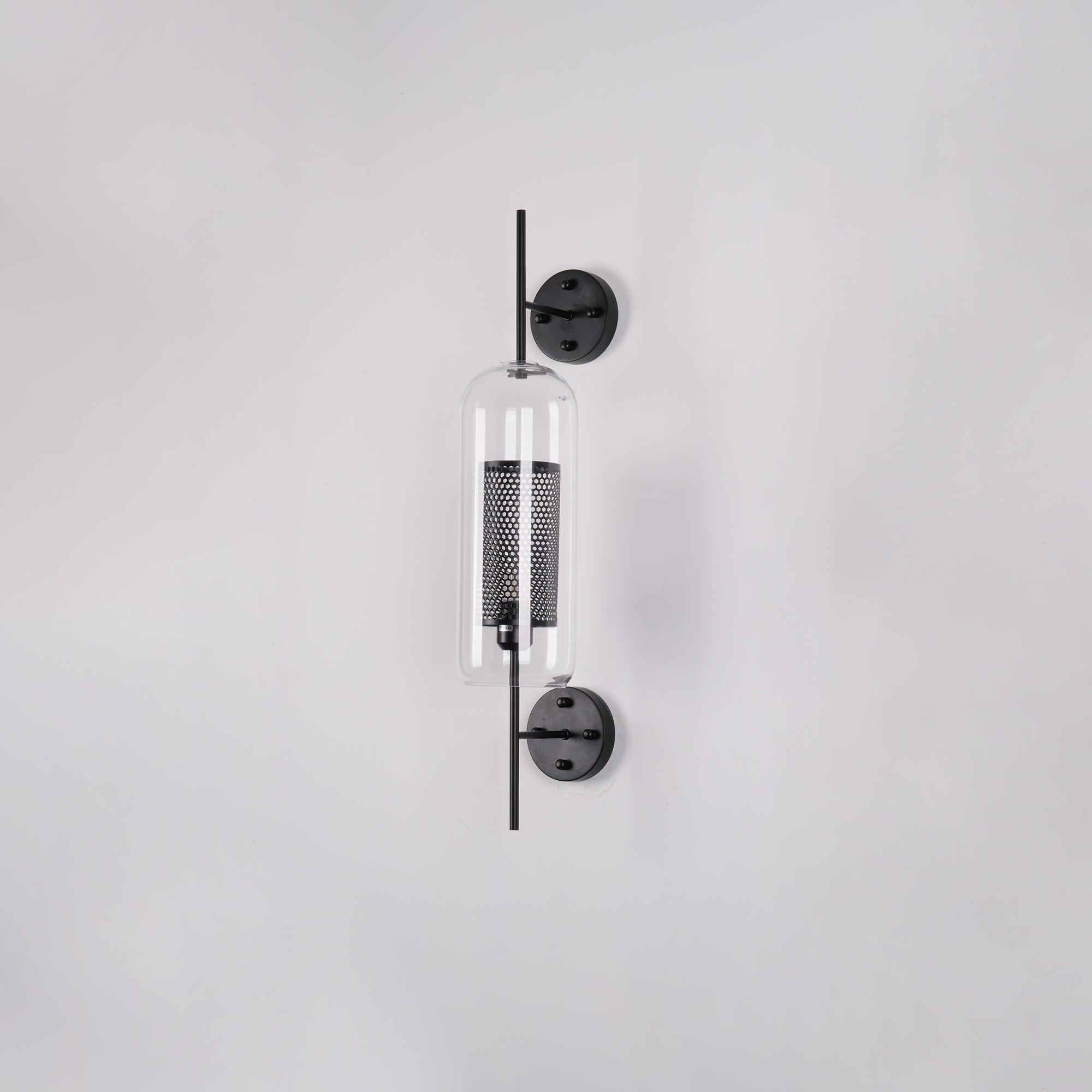 Chiswick Glass Wall Lamp - Modern LED Sconce Light for Living Room, Bedroom, and Hallway - Elegant Home Decor Lighting Fixture