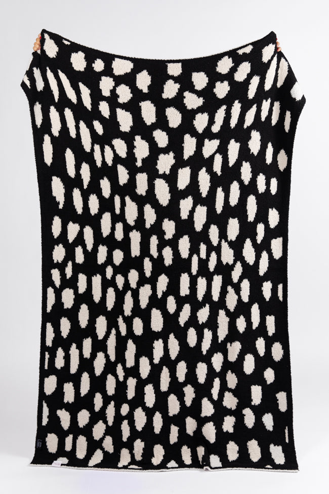 Small Leopard Print Fleece Blanket - Soft Cozy Throw for Bed, Couch & Travel - Final Sale