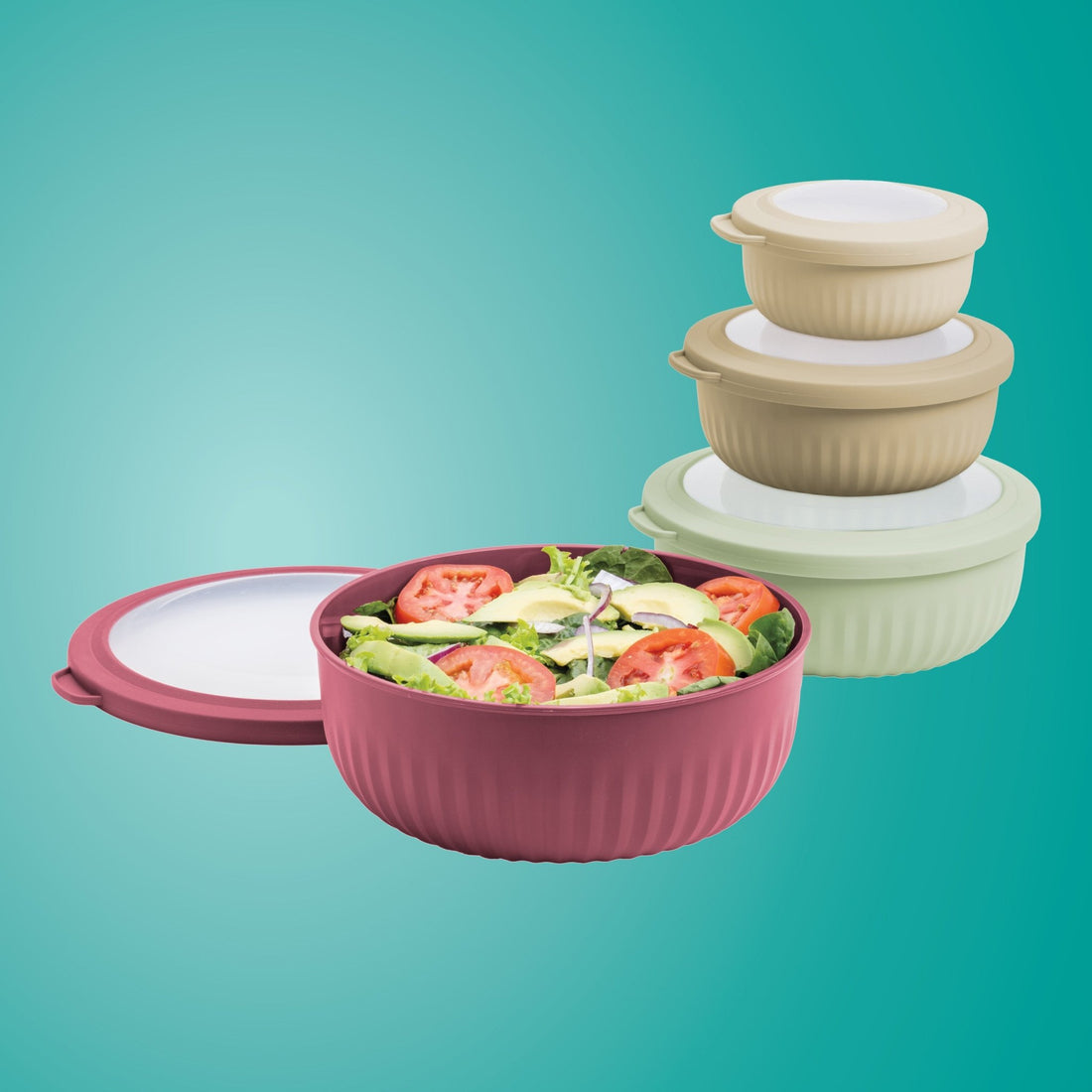 4-Piece Decorative Bowl Set - Elegant Serving Bowls for Fruit, Salad, Snacks & Home Decor - Perfect for Dining, Entertaining & Kitchen Display