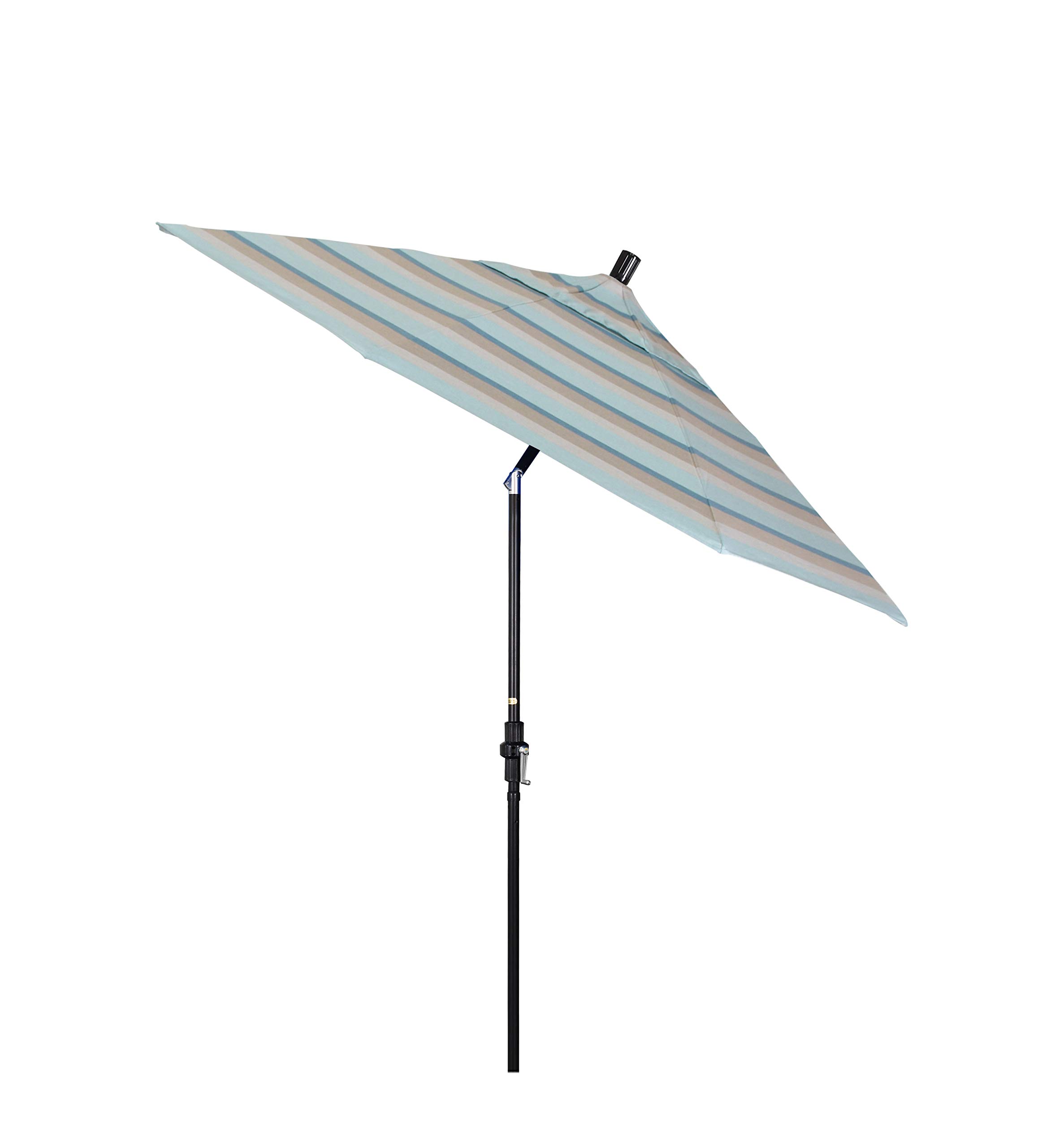 California Umbrella 9' Round Outdoor Patio Umbrella with Aluminum Pole & Fiberglass Ribs - Perfect for Backyard, Poolside, and Garden Shade
