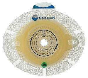 Coloplast SenSura Click Xpro Two-Piece Ostomy Pouch System - Extended Wear Skin Barrier with Belt Tabs, 2 Flange & Light Convex (1 Stoma) - Ideal for Active Lifestyles & Comfortable Daily Use