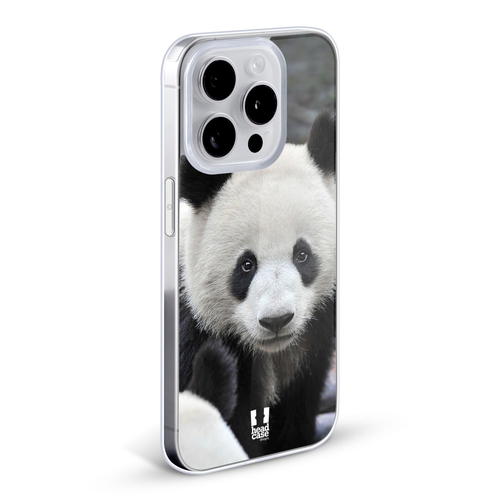 **Head Case Designs Panda Wildlife Soft Gel Phone Case for Apple iPhone 11 Pro Max - Cute Animal Protection Cover with Matching Wallpaper - Perfect for Nature Lovers & Daily Use**