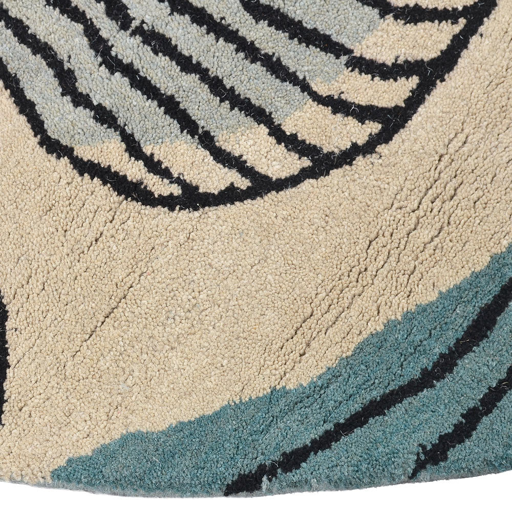 Canterbury Bells Hand Tufted Wool Rug - Soft & Durable Non-Slip Area Rug for Living Room, Bedroom & Nursery Decor