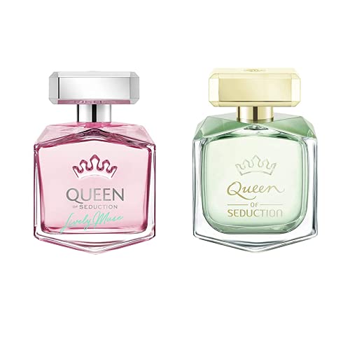 Queen of Seduction 1.7 oz & Lively Muse 1.7 oz Perfume Set - Women's Floral Fragrance Gift for Date Night & Special Occasions