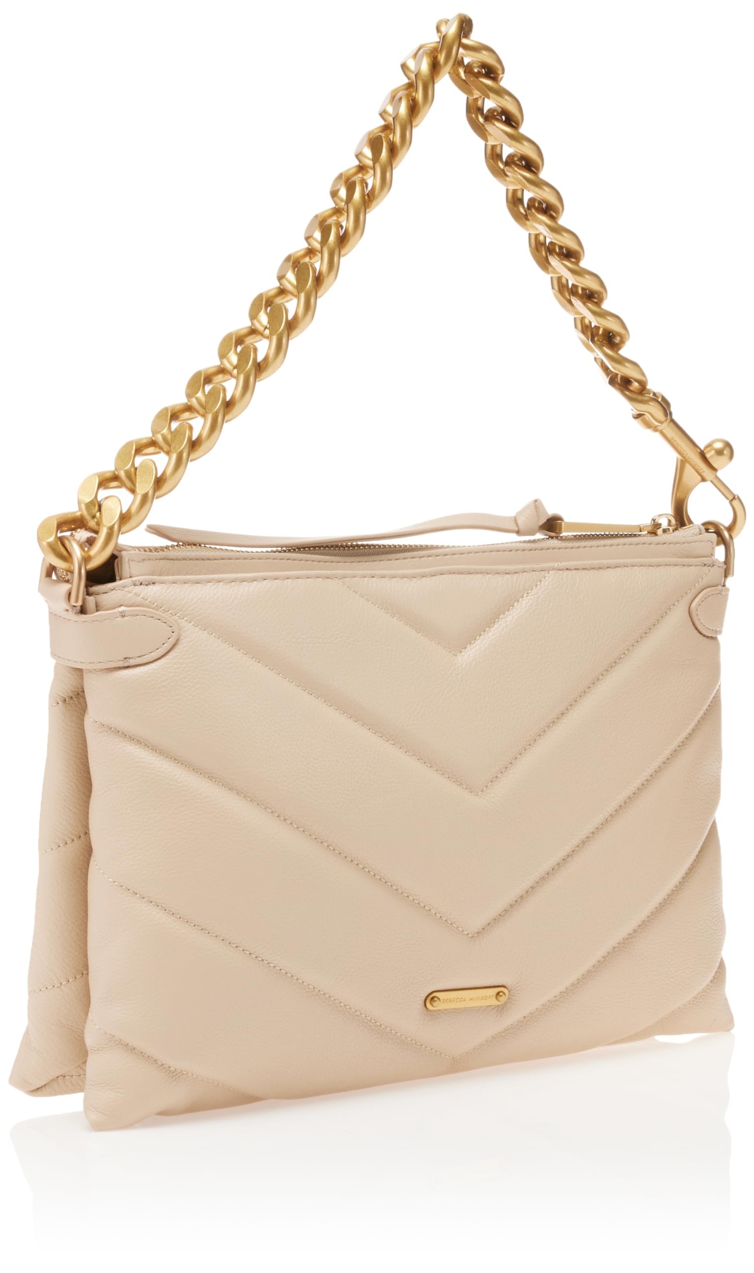 Rebecca Minkoff Small Leather Crossbody Bag for Women - Stylish Shoulder Purse with Adjustable Strap, Perfect for Everyday Use, Travel & Night Out