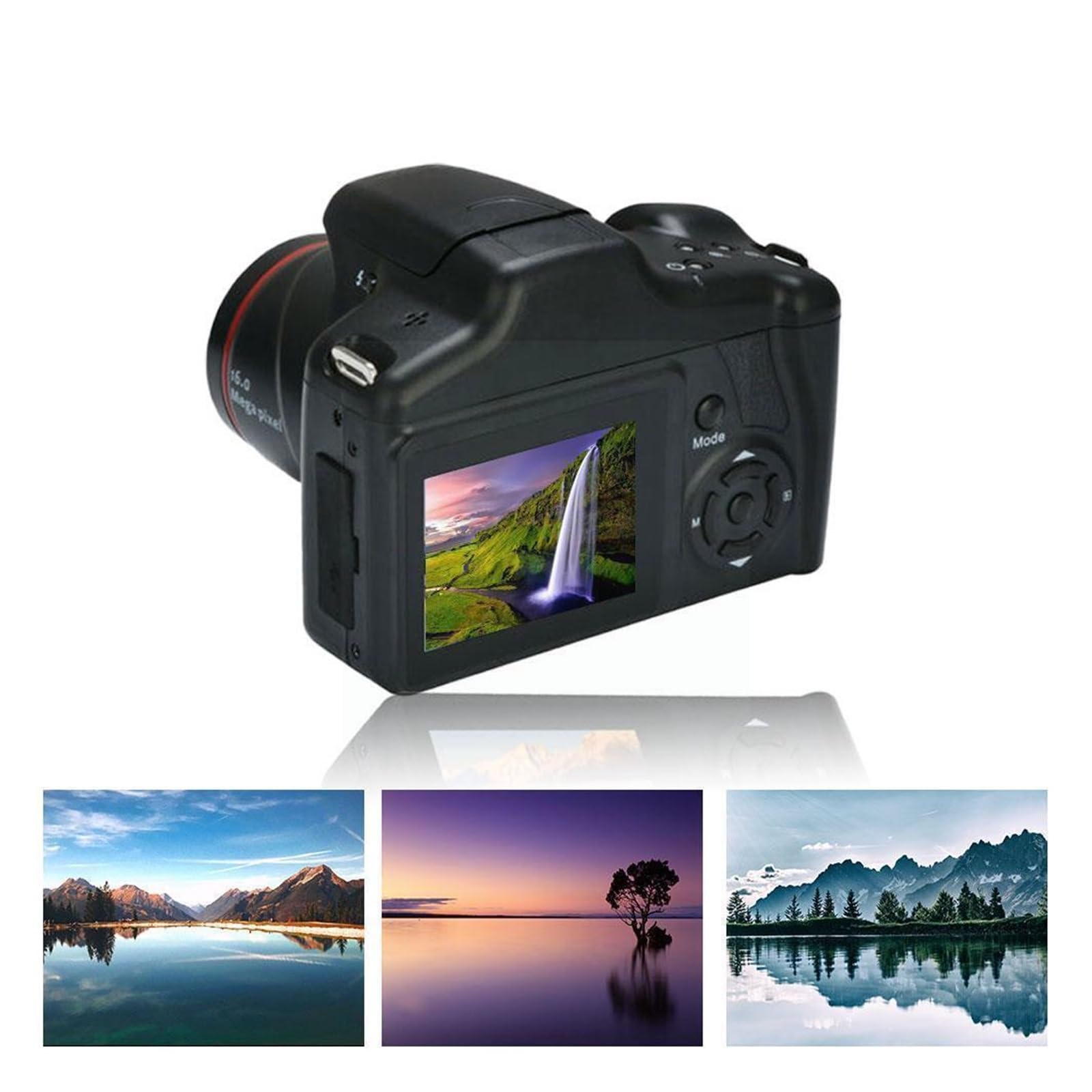 MZZYG 1080p HD Digital Video Camera for Vlogging, YouTube, TikTok & Travel - Compact & Lightweight for On-the-Go Content Creation