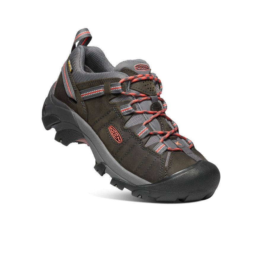 Women's KEEN Targhee II Waterproof Hiking Boots - Magnet/Coral | All-Terrain Outdoor Shoes for Trail Running, Camping & Backpacking