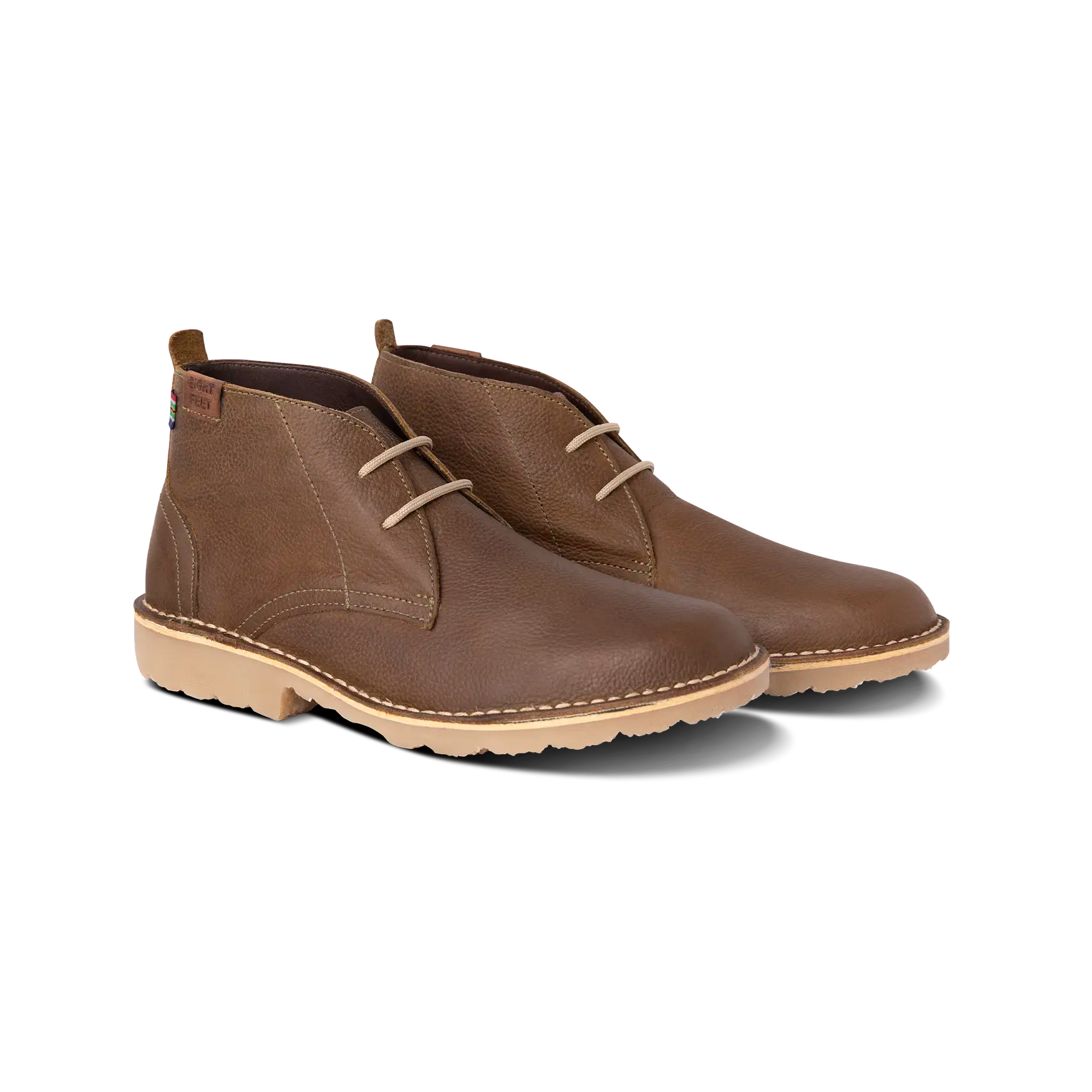 Eight Feet Veldskoen Shoes - Comfortable Leather Boots with Natural Sole for Men & Women | Perfect for Outdoor Adventures, Hiking, and Casual Wear