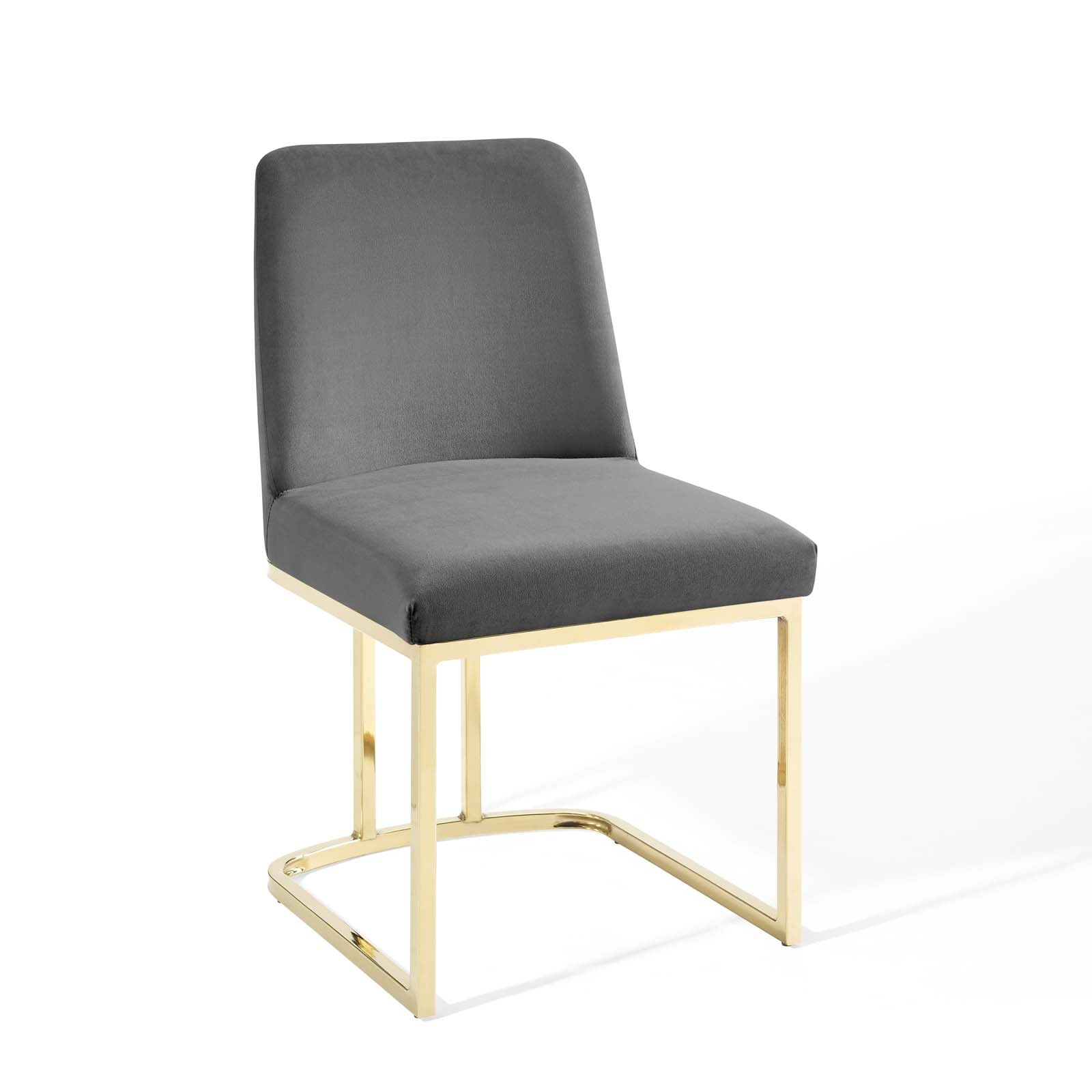 Premium Velvet Dining Side Chair - Amplify Sled Base Performance for Modern Home Decor | Perfect for Dining Rooms, Kitchens & Small Spaces