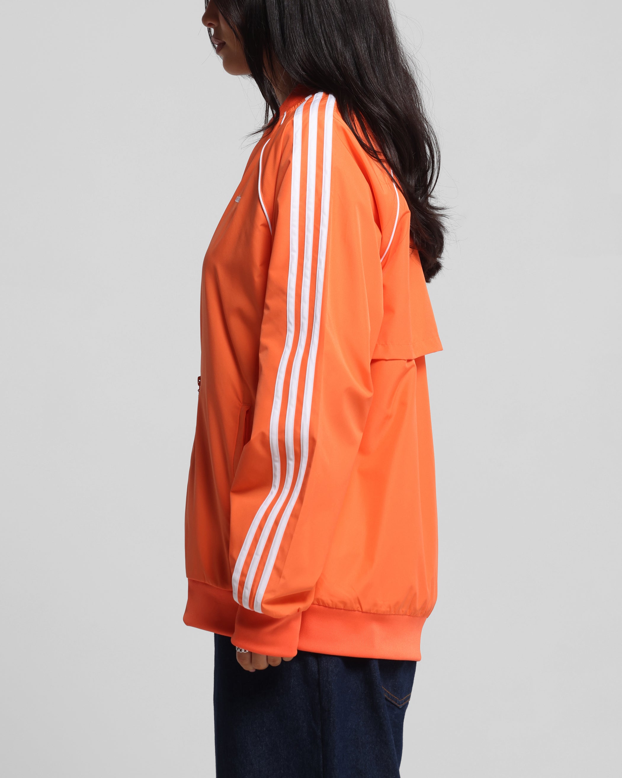 Adidas Archive Track Jacket for Men & Women - Orange Retro Running Jacket - Lightweight Windbreaker for Jogging, Gym & Streetwear Fashion
