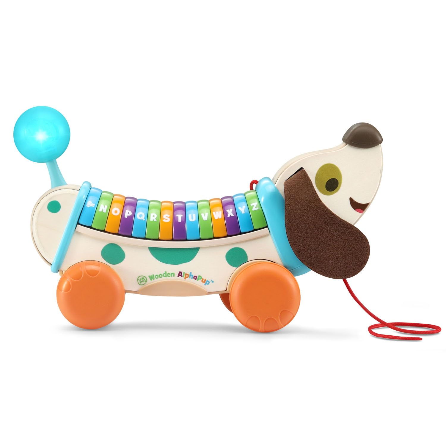 LeapFrog Wooden AlphaPup - Interactive Learning Toy for Toddlers, Educational ABCs & Phonics, Perfect for Preschool & Kindergarten - Great for Home, Classroom & Travel Use