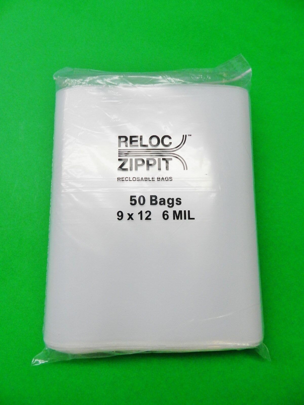 50 Heavy Duty 6 Mil Clear Reclosable Zippit Bags 9