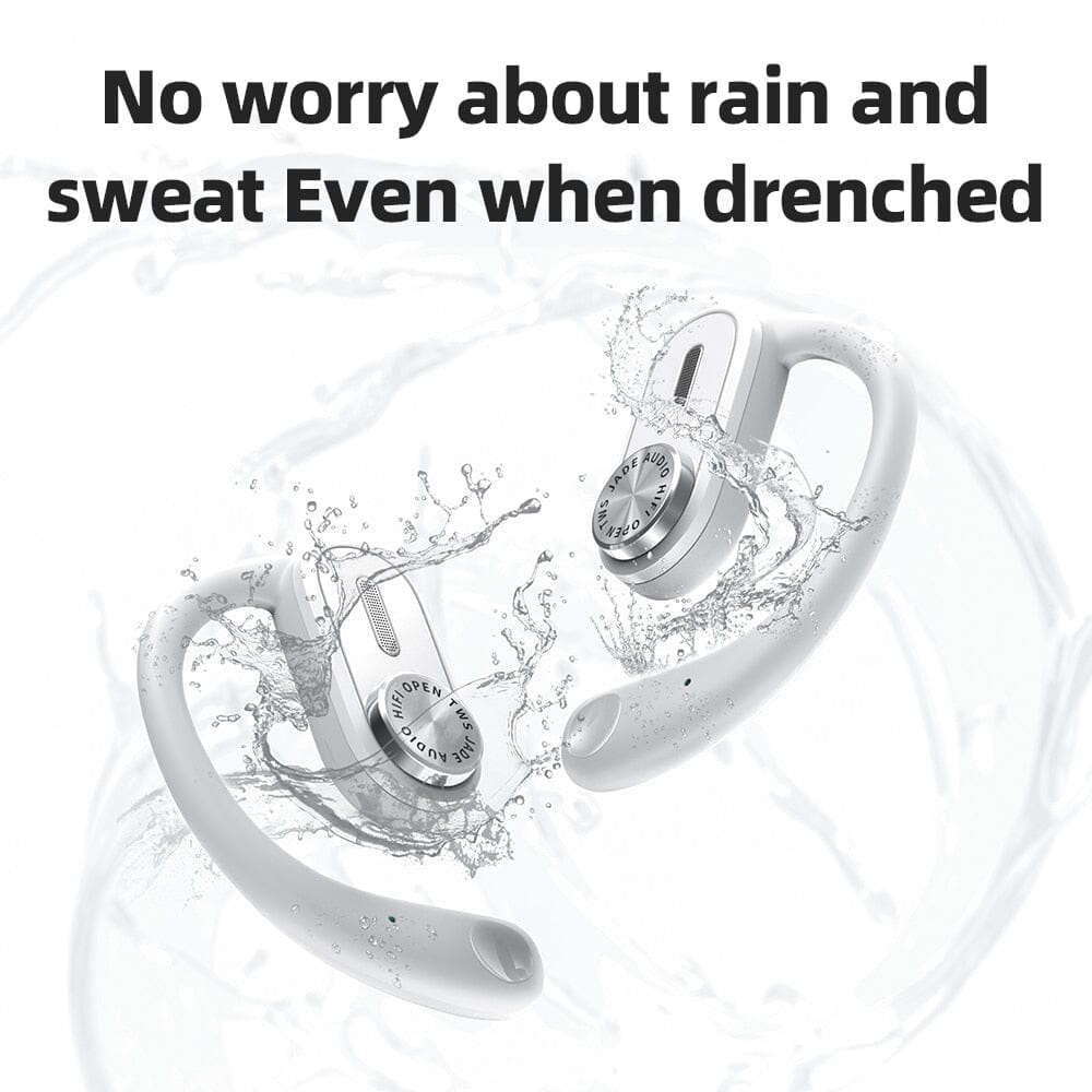 FiiO JadeAudio JW1 14.2mm Large Dynamic Driver Open-Ear True Wireless Bluetooth Earbuds - Perfect for Running, Workouts & Outdoor Activities