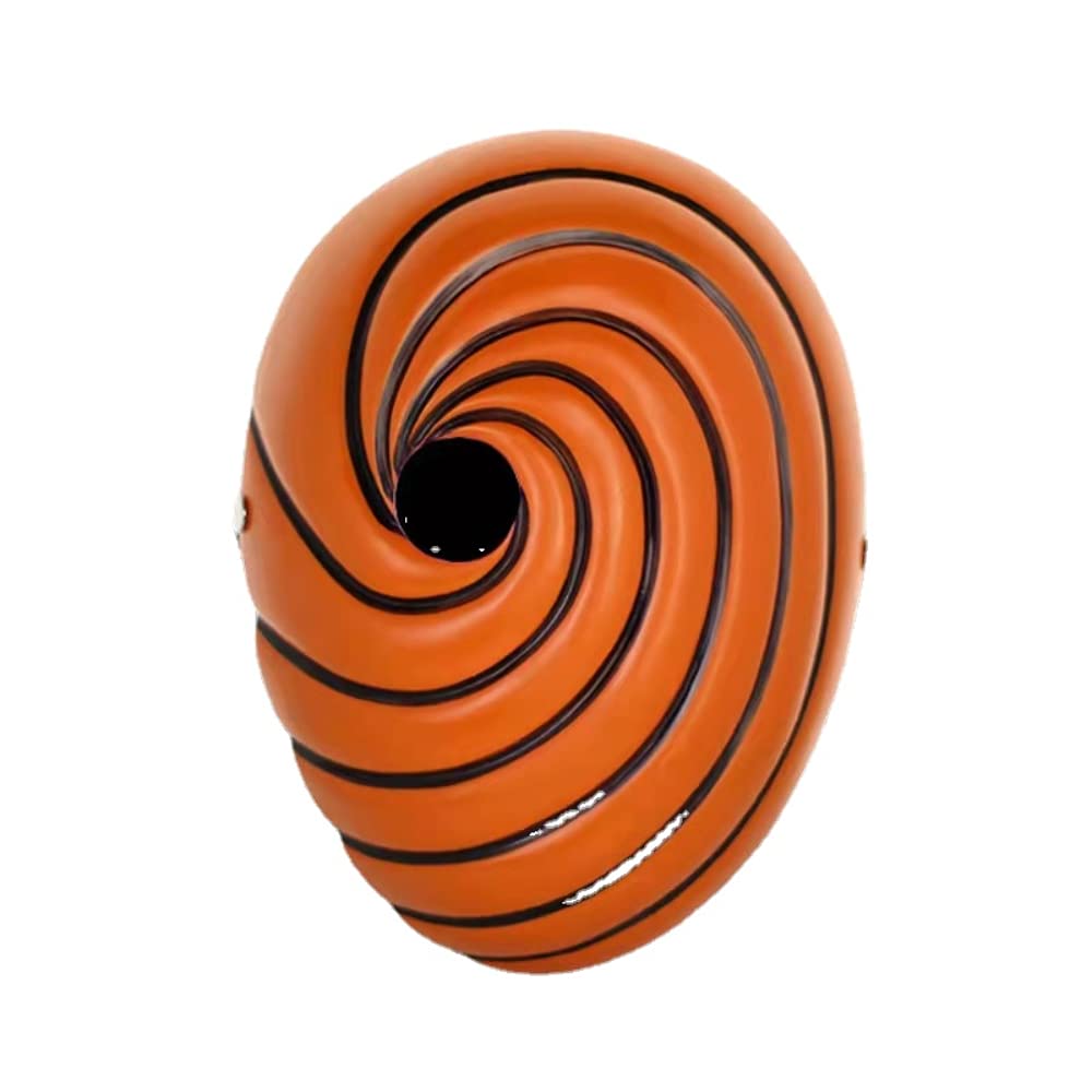 Uchiha Obito Mask - Anime Naruto Cosplay Costume Accessory for Halloween, Conventions & Role Playing | Perfect for Fans & Collectors