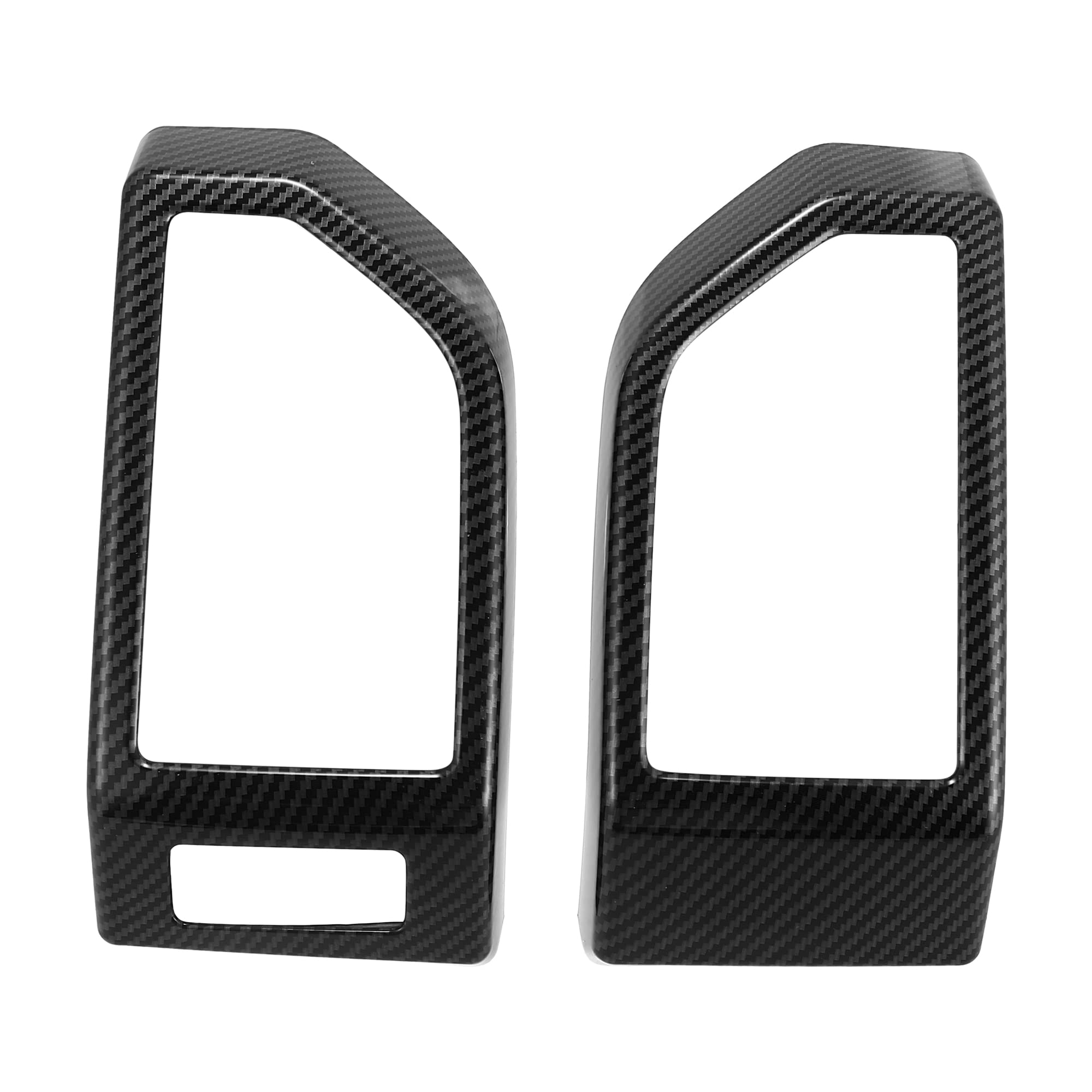 Carbon Fiber Dashboard Vent Covers for Ford F150 (2015-2020) - 3pcs AC Outlet Trim Set - Black Interior Upgrade Accessories for Truck Customization & Stylish Protection